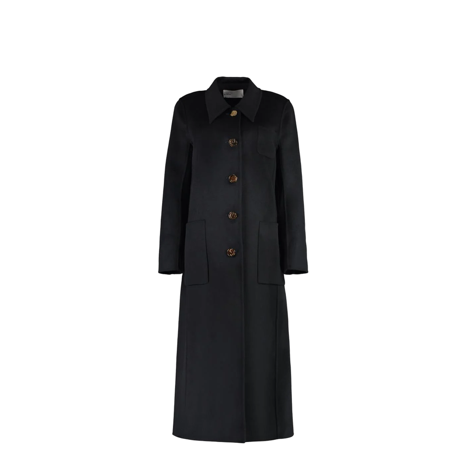 Single-Breasted Wool Coat