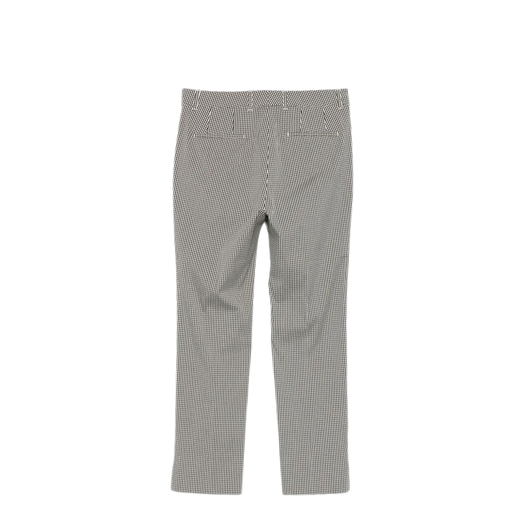 MAYFEYR - INCOTEX - Gingham Pattern Straight Leg Trousers - 173868D6606990