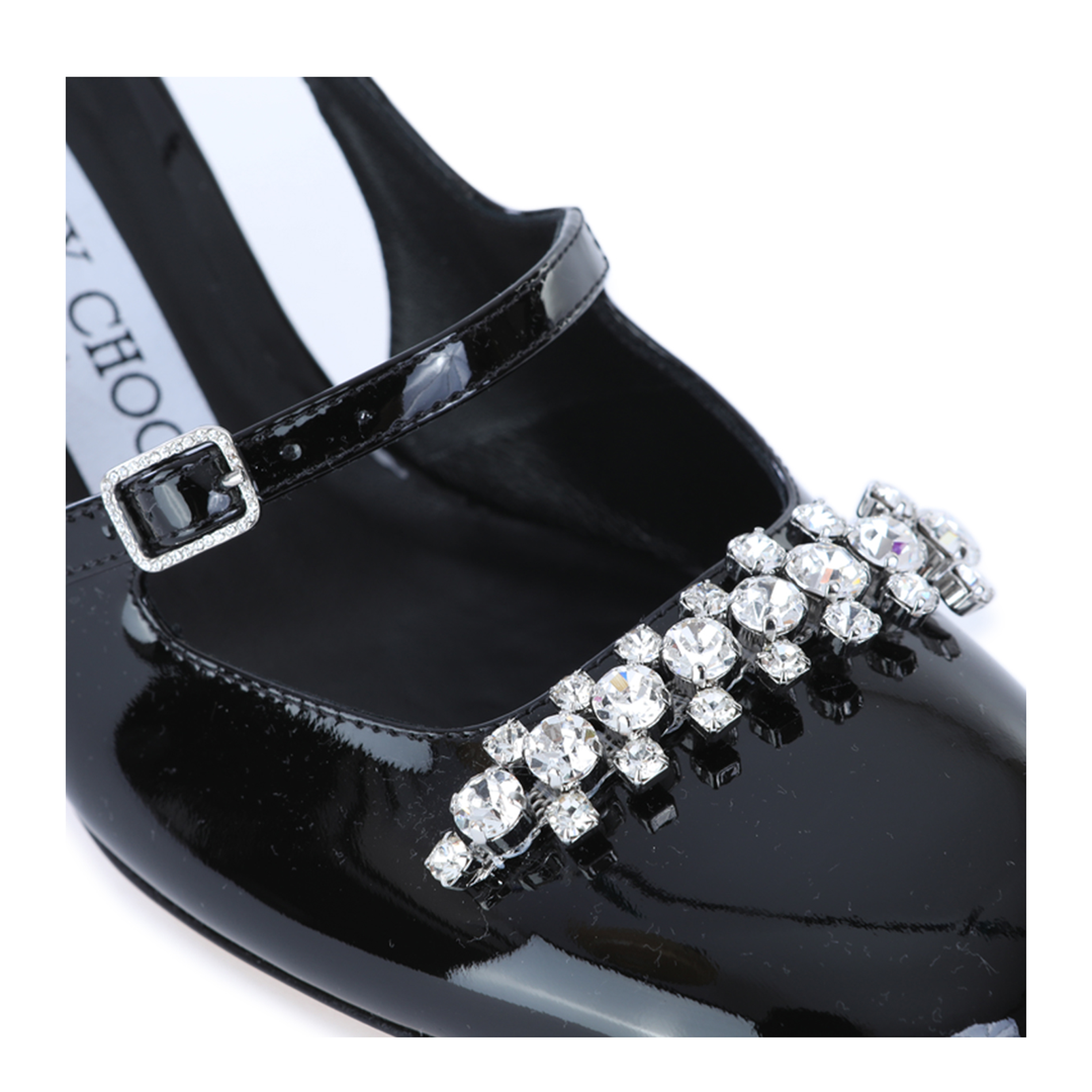 MAYFEYR - Jimmy Choo - Crystal-Embellished Slingback Pumps - BELINDASB70PAT010003
