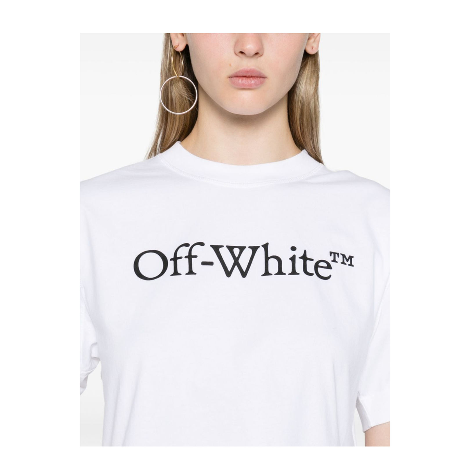 Logo-Print Cropped T-Shirt