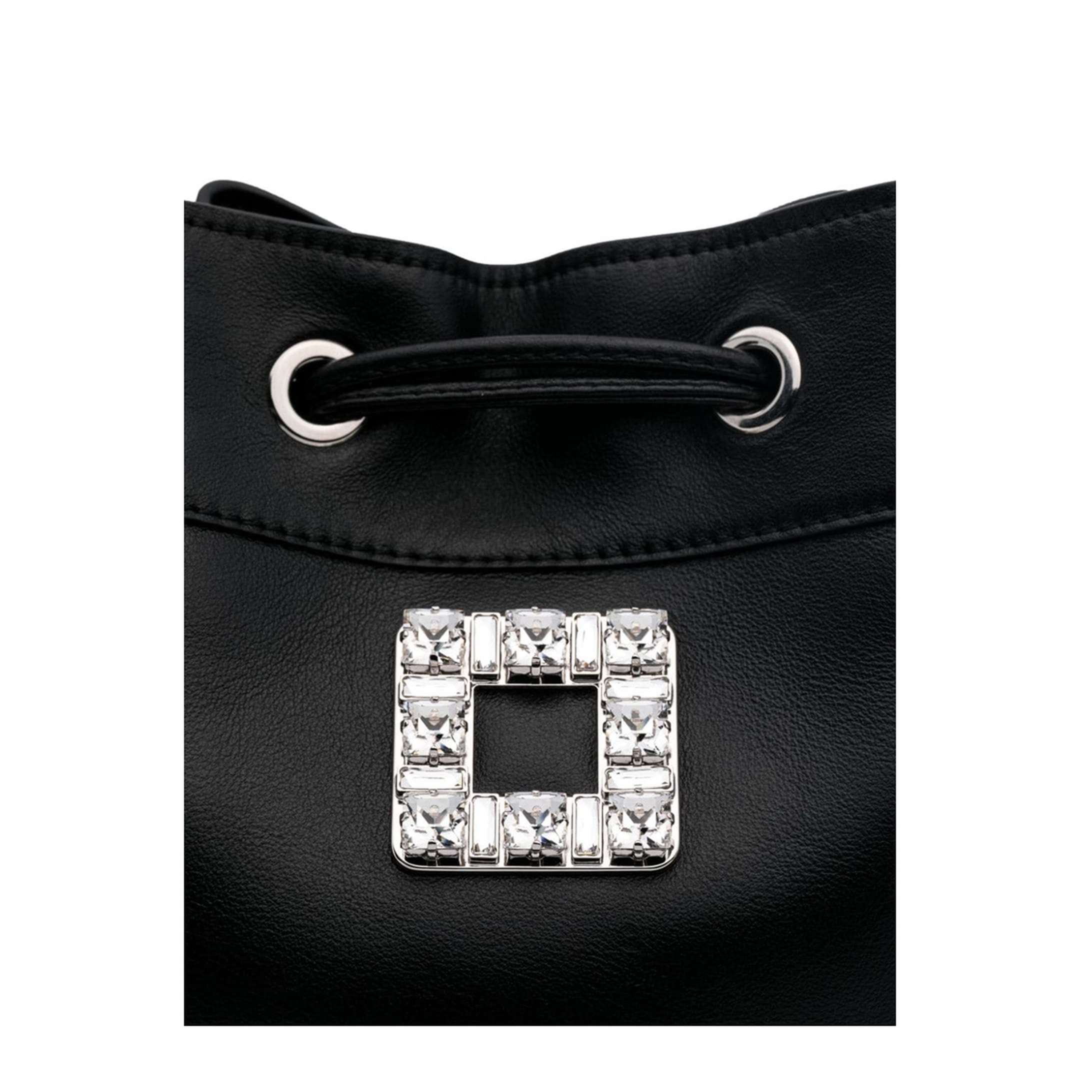 Mini Leather Très Vivier Bucket Bag