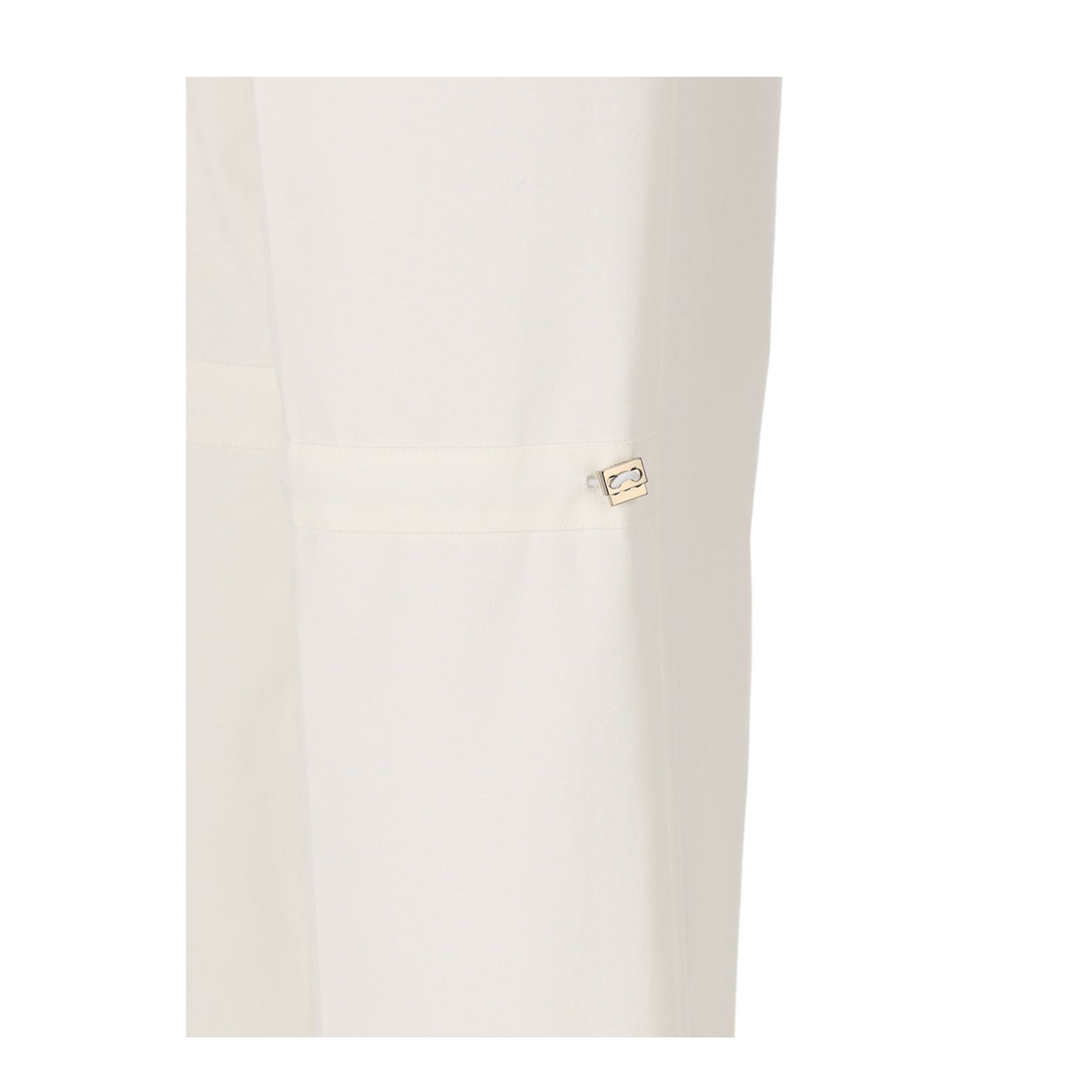 White Cotton Trousers