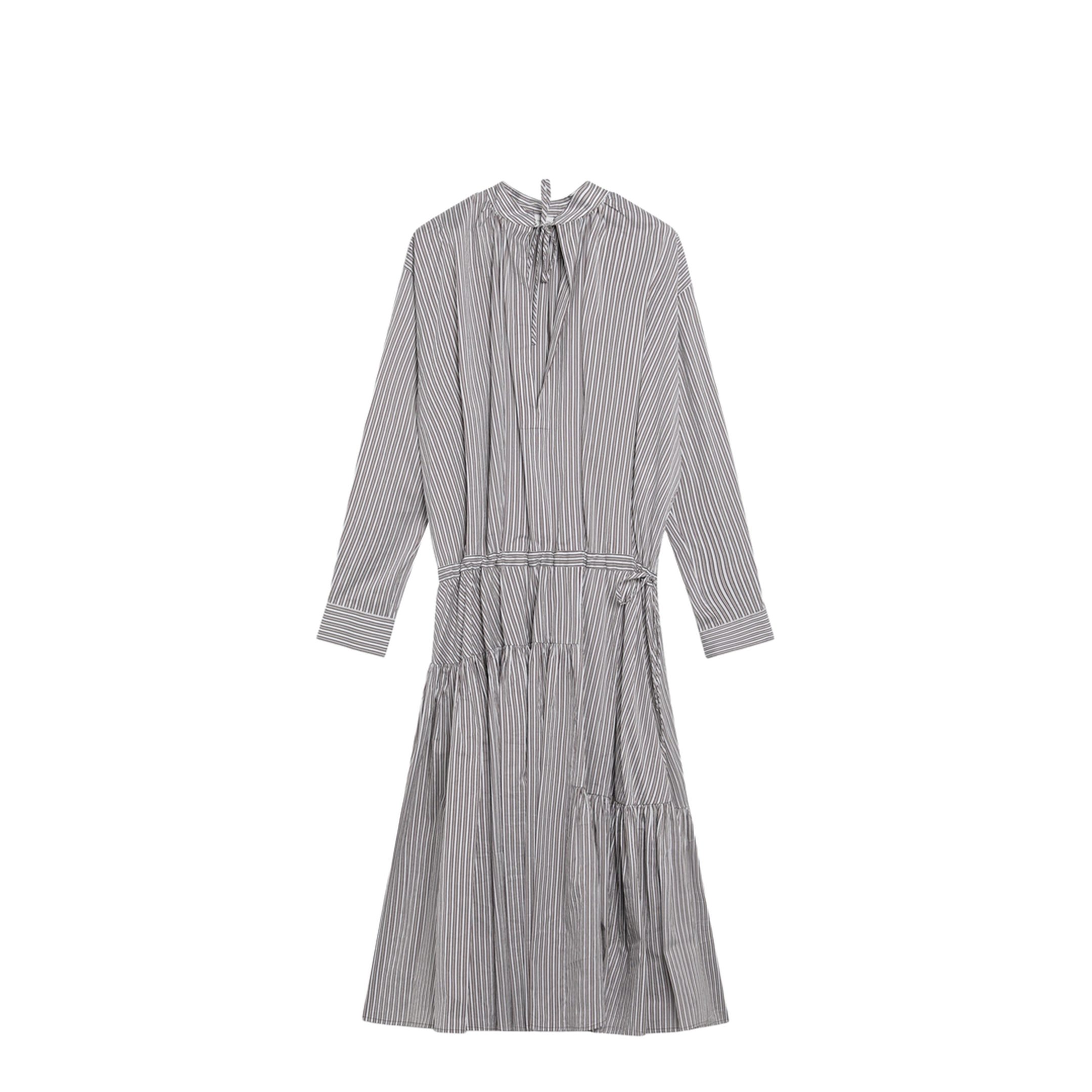 MAYFEYR - Dries Van Noten - Striped Shirt Dress In Cotton And Silk - 110503132703