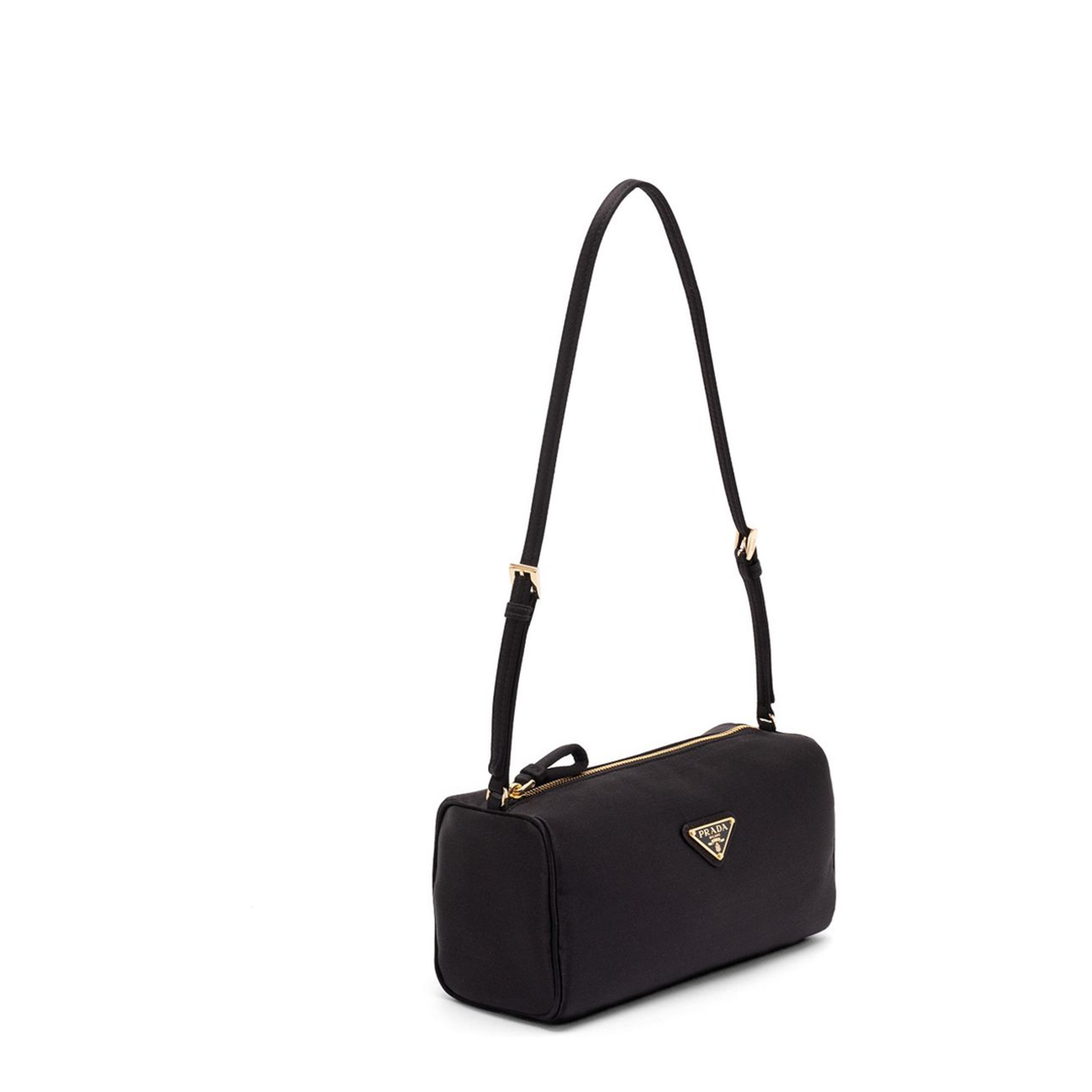 Black Satin Pouch