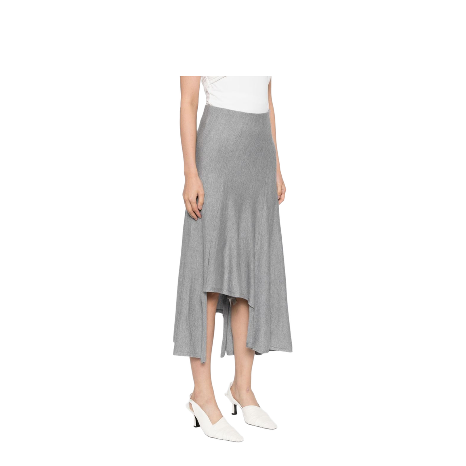 Wool Midi Skirt