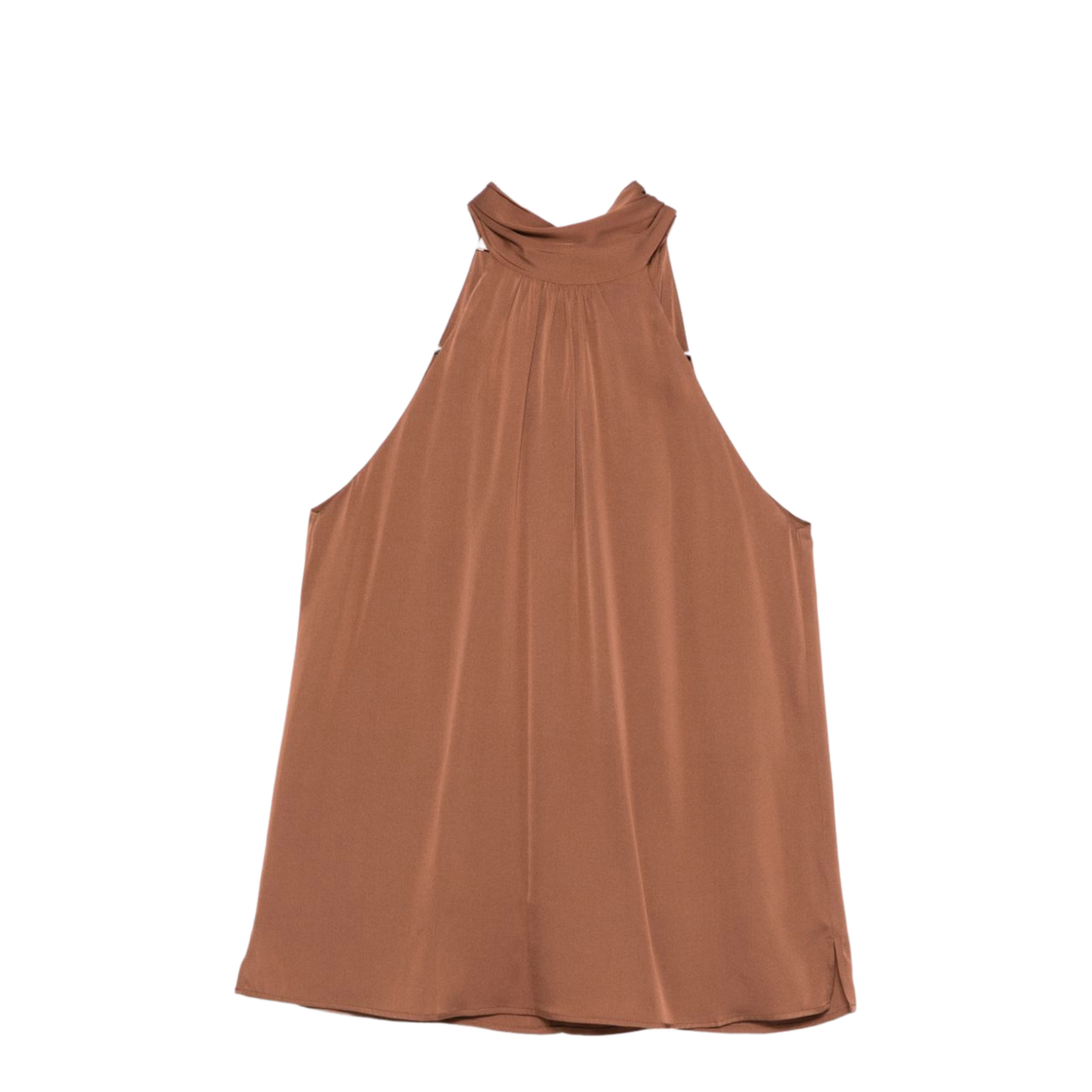 MAYFEYR - Silk95Five - Silk Top Brown - 26080VILLETTEN92
