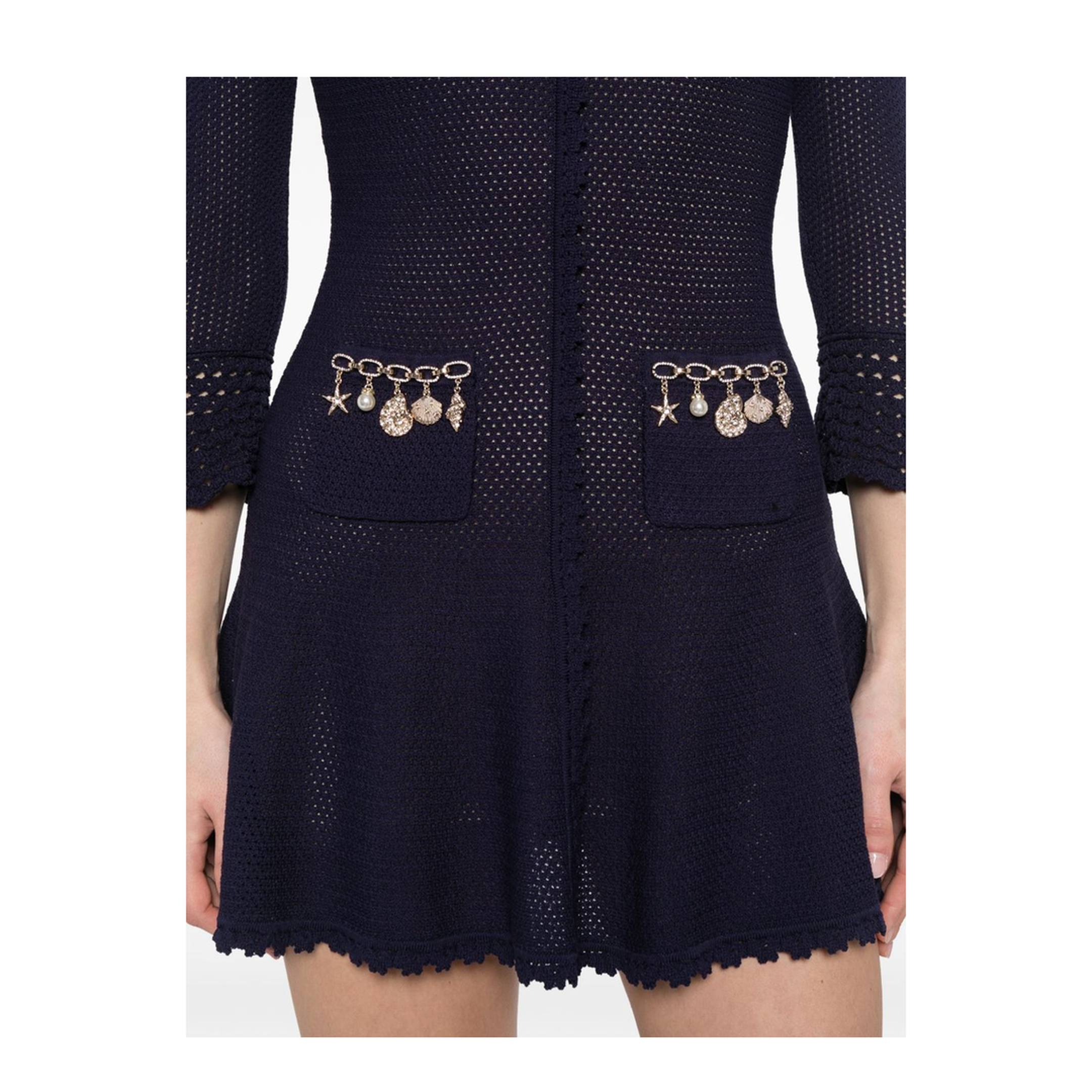 MAYFEYR - Self Portrait - Dresses - SS26-048S-NNAVY