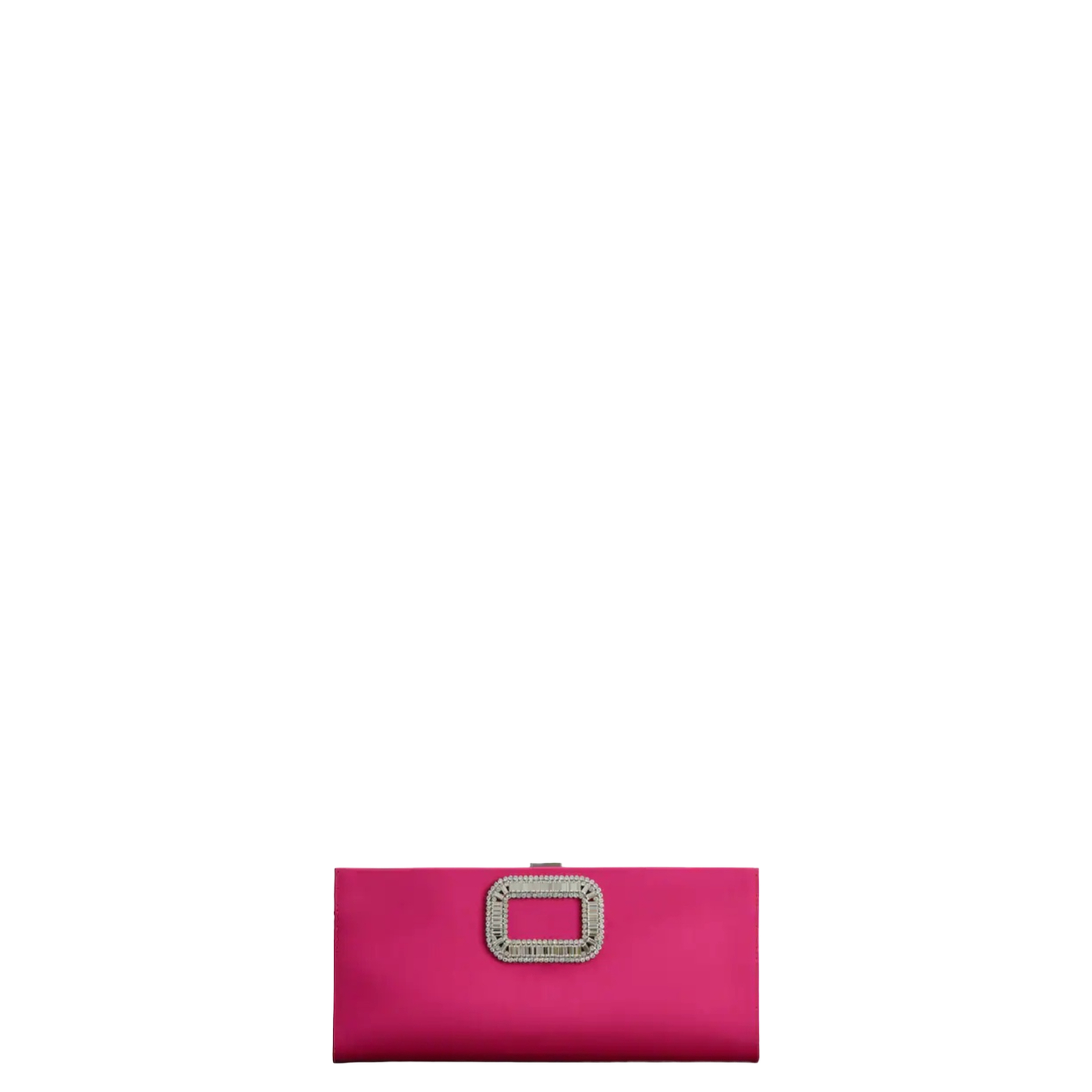 Pilgrim Buckle Clutch in Satin