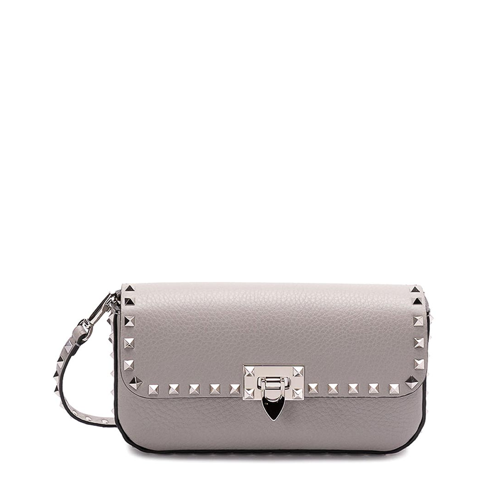 Rockstud Shoulder Bag - Grey