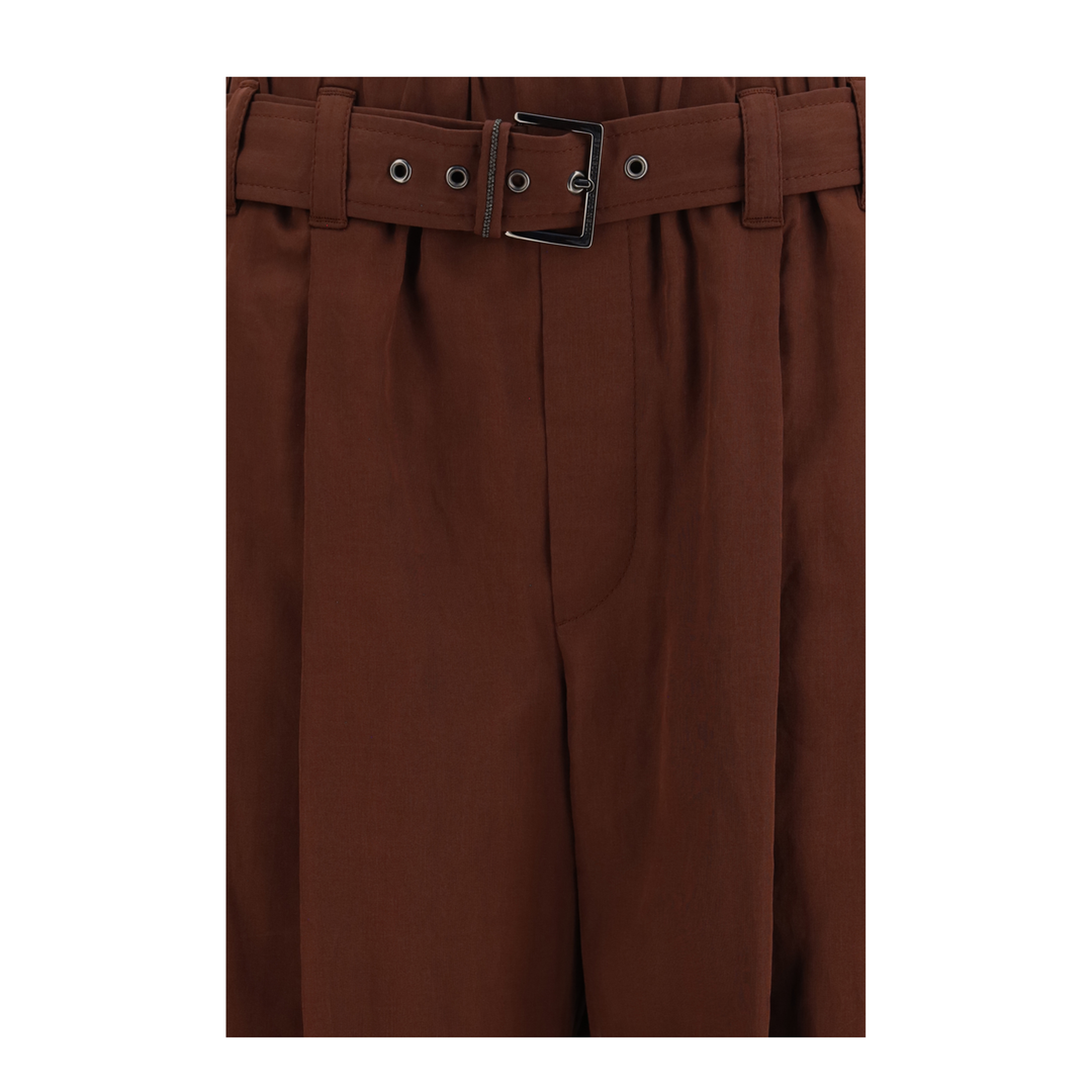 MAYFEYR - Brunello Cucinelli - Cotton Loose Pants With Monili - M0F91P8862