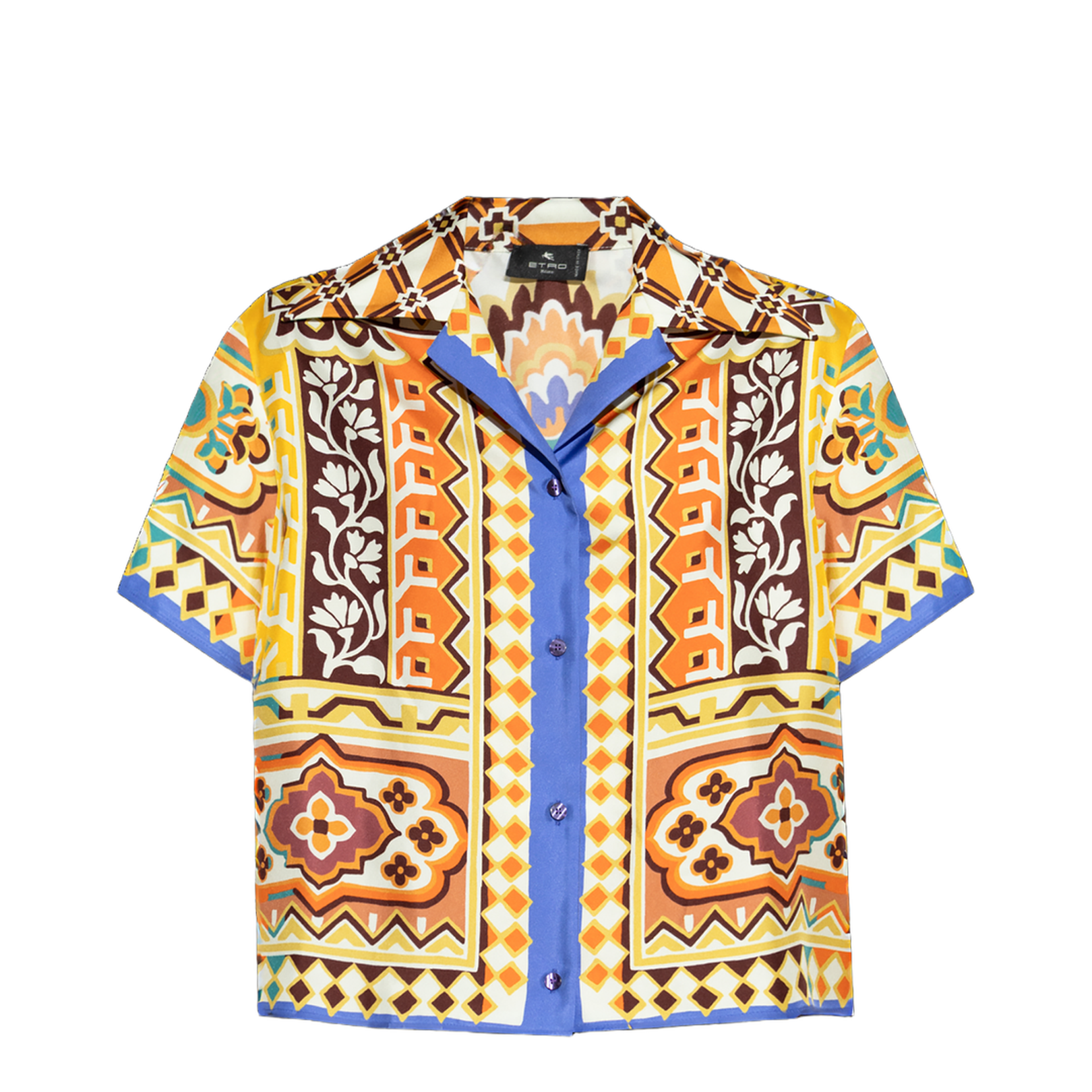 Silk Short-Sleeve Shirt