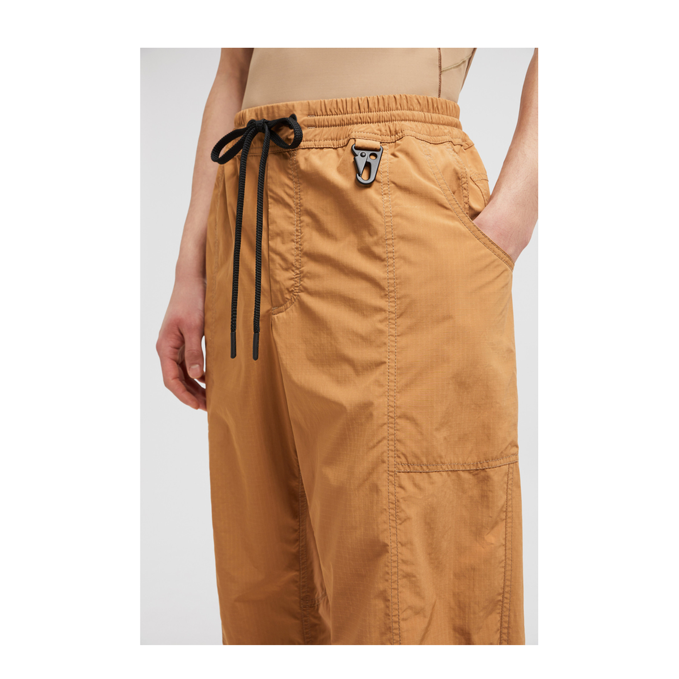 Light Brown Ripstop Jogging Trousers