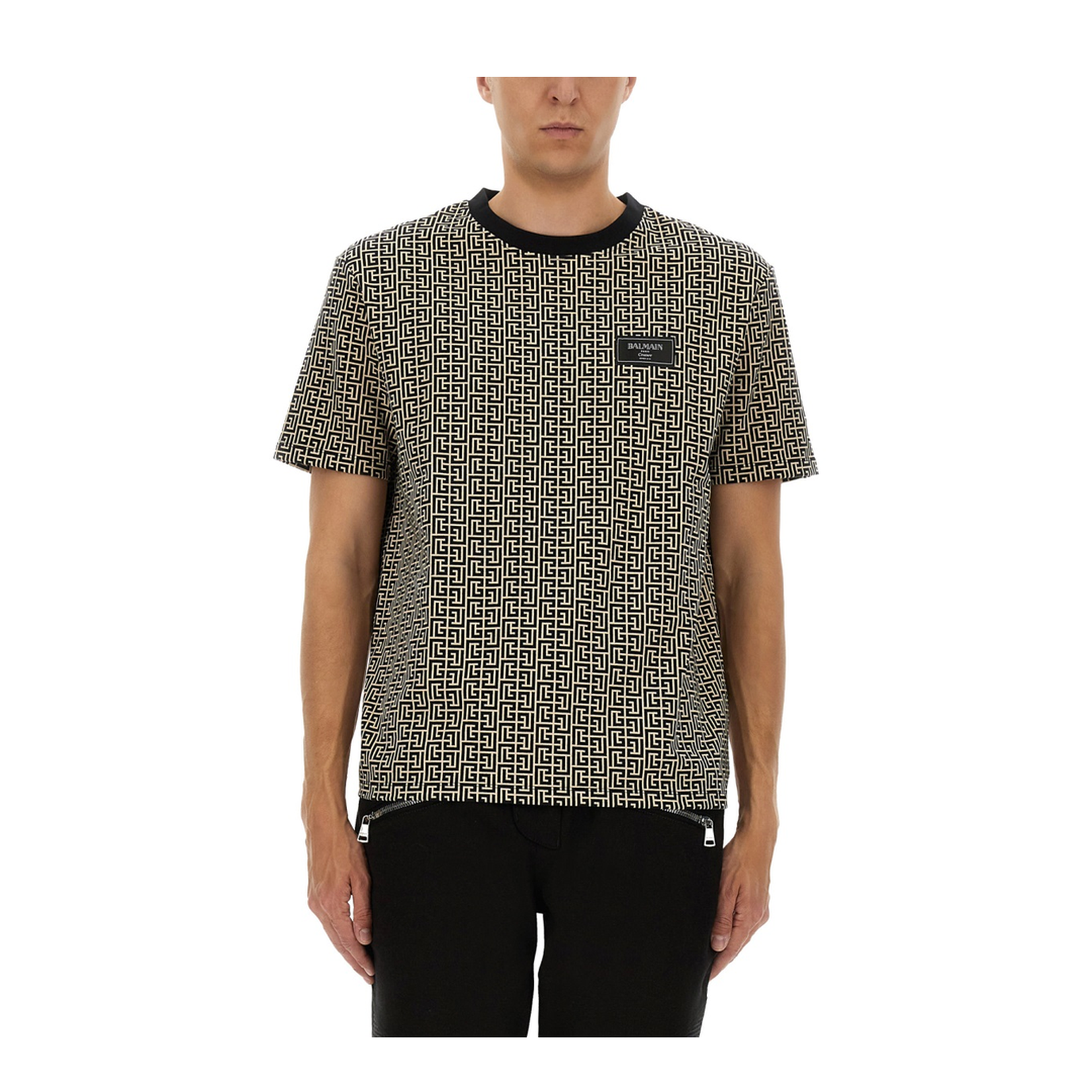 Monogrammed Jacquard T-Shirt