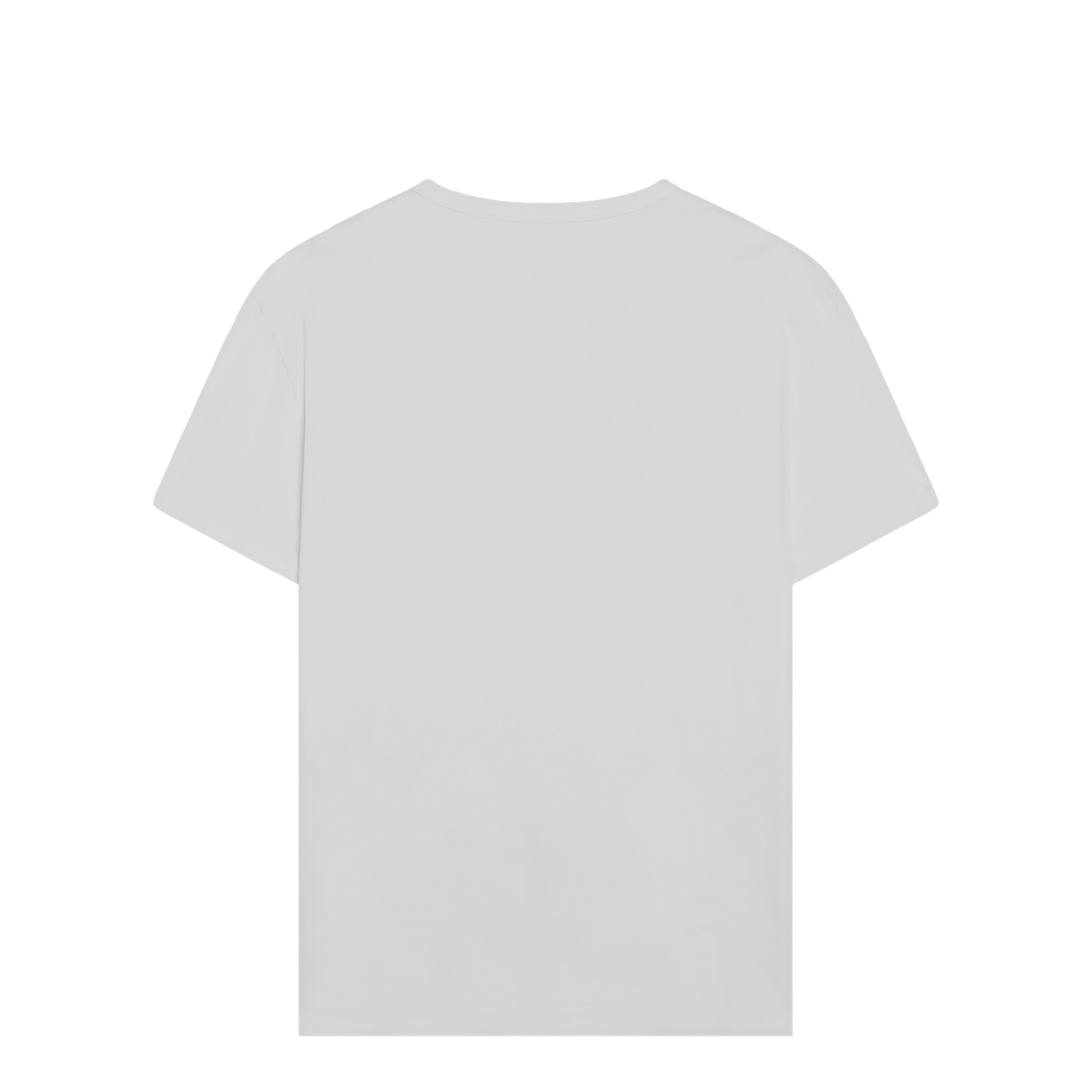 White T-shirt with Distorted Logo