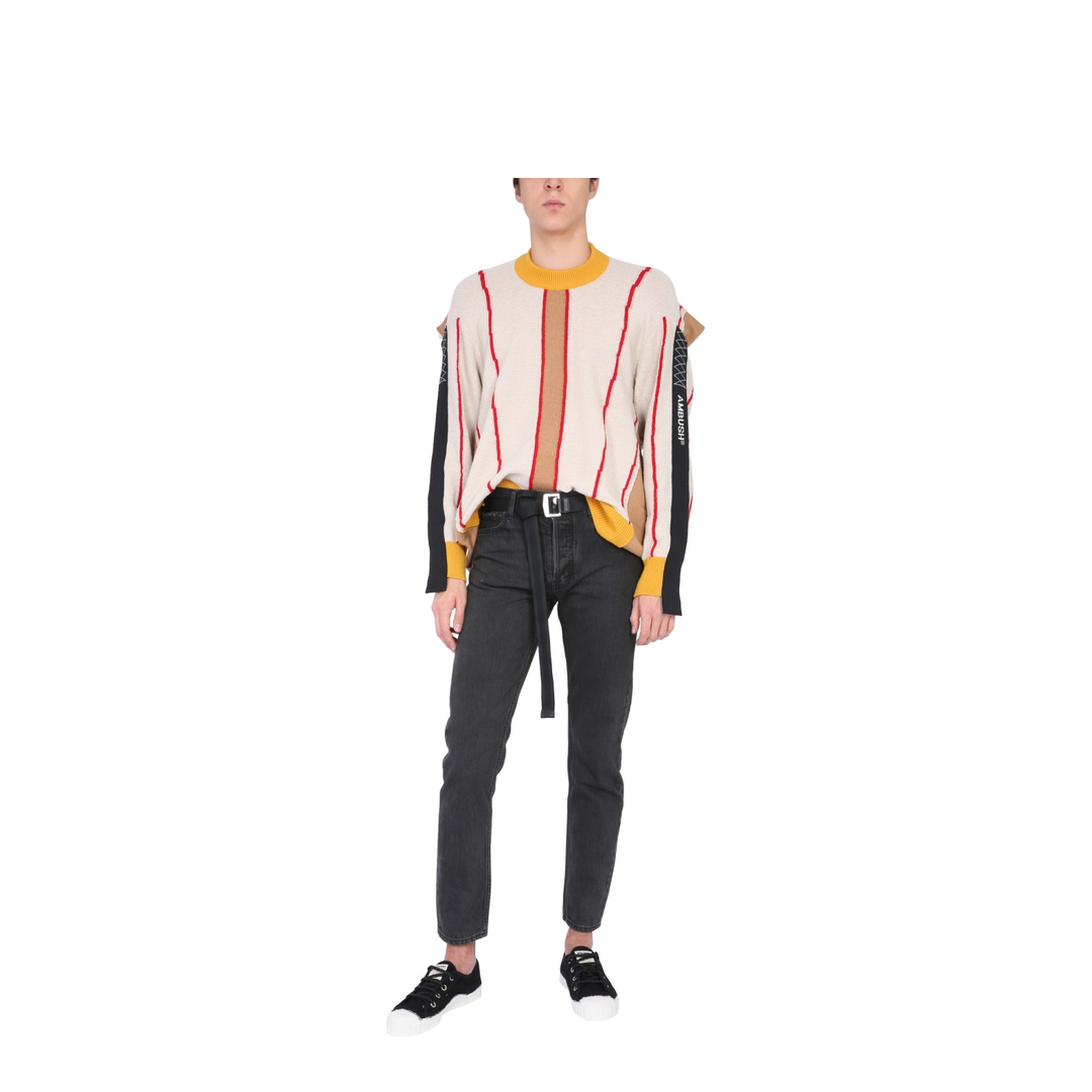MAYFEYR - AMBUSH - Crew Neck Sweater - BMHE004F20KNI0016184