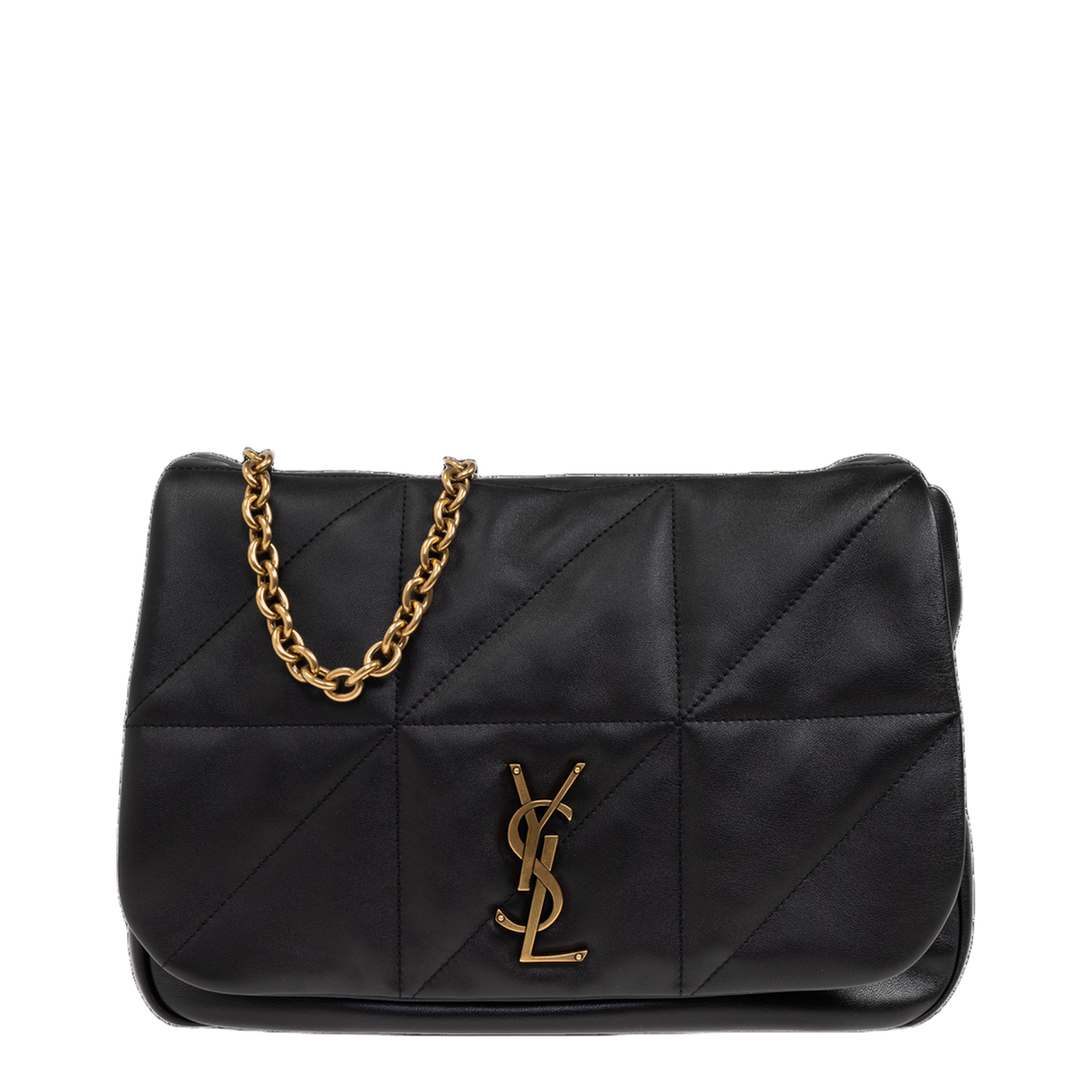 Jamie Medium Lambskin Shoulder Bags - Black