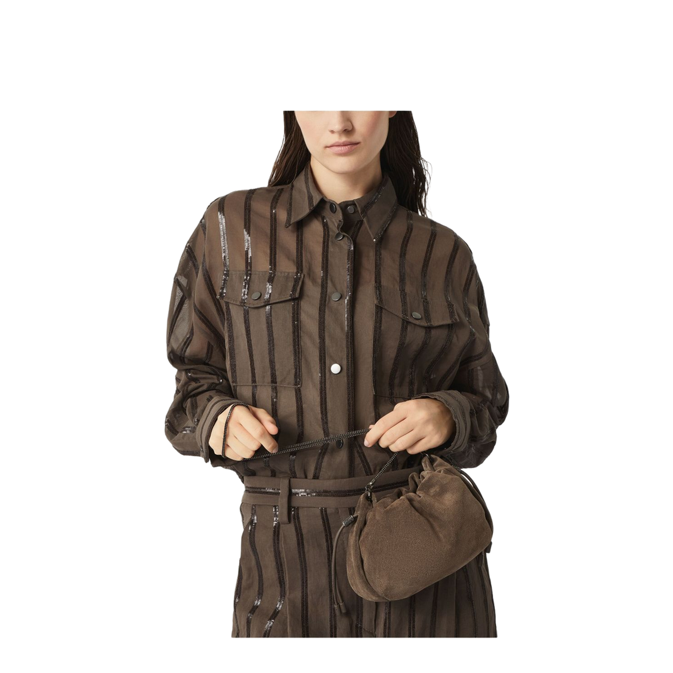 Suede Leather Shoulder Bag