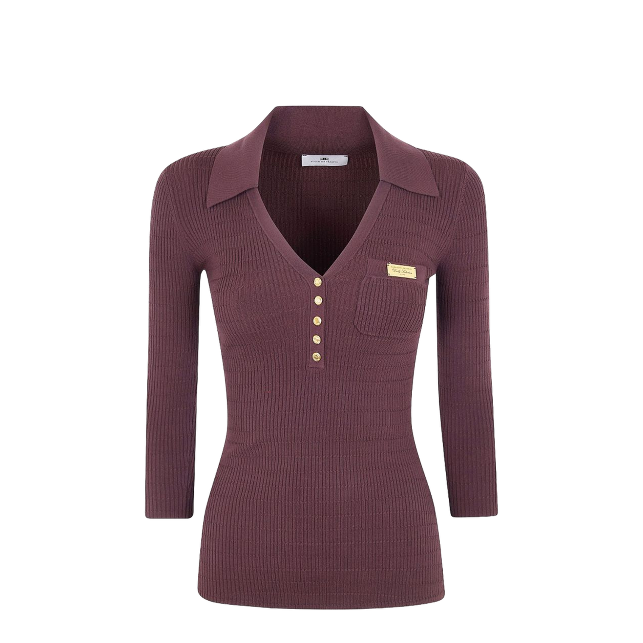 MAYFEYR - Elisabetta Franchi - Sweaters Brown - MK86B61E2644