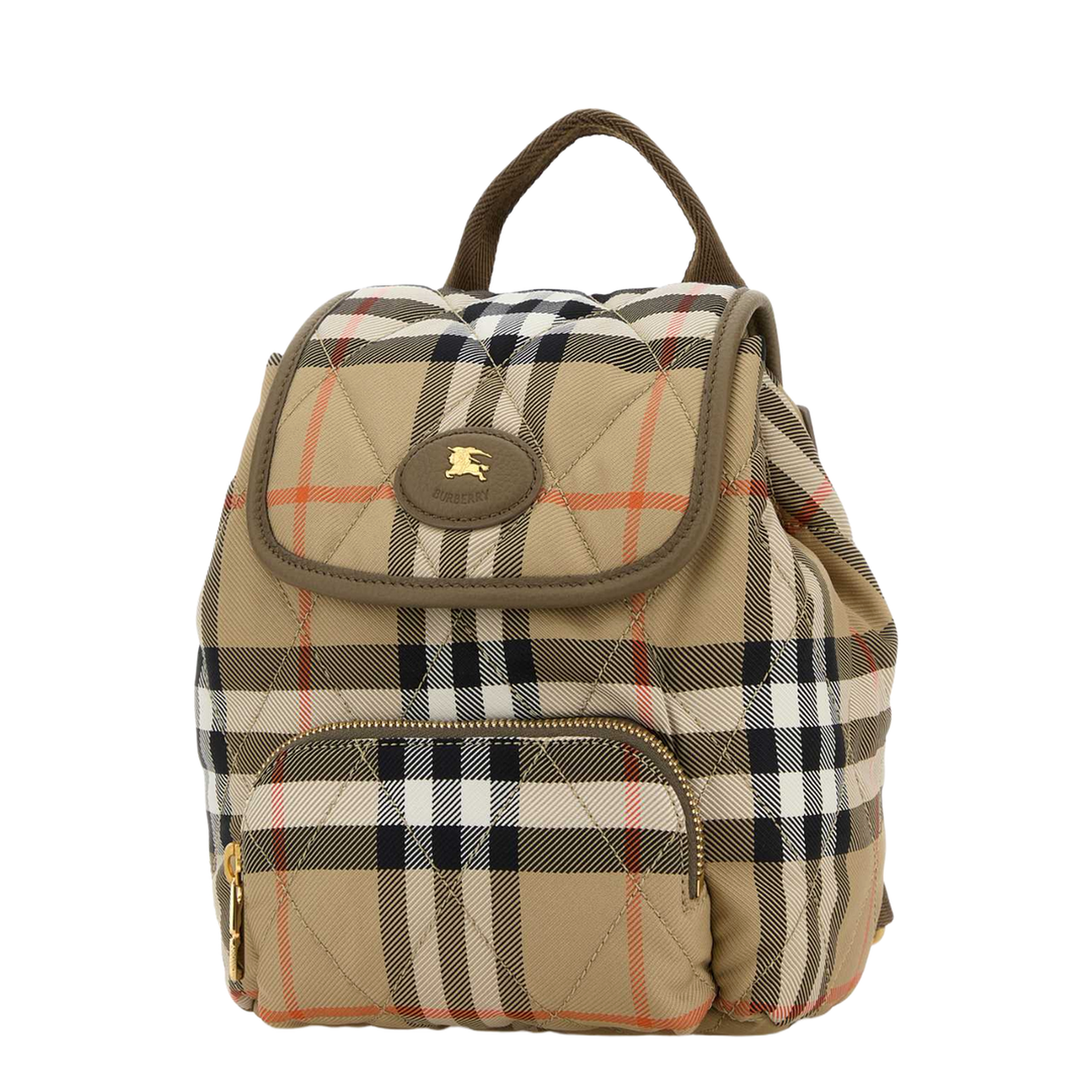 Embroidered Canvas Mini Horseshoe Backpack