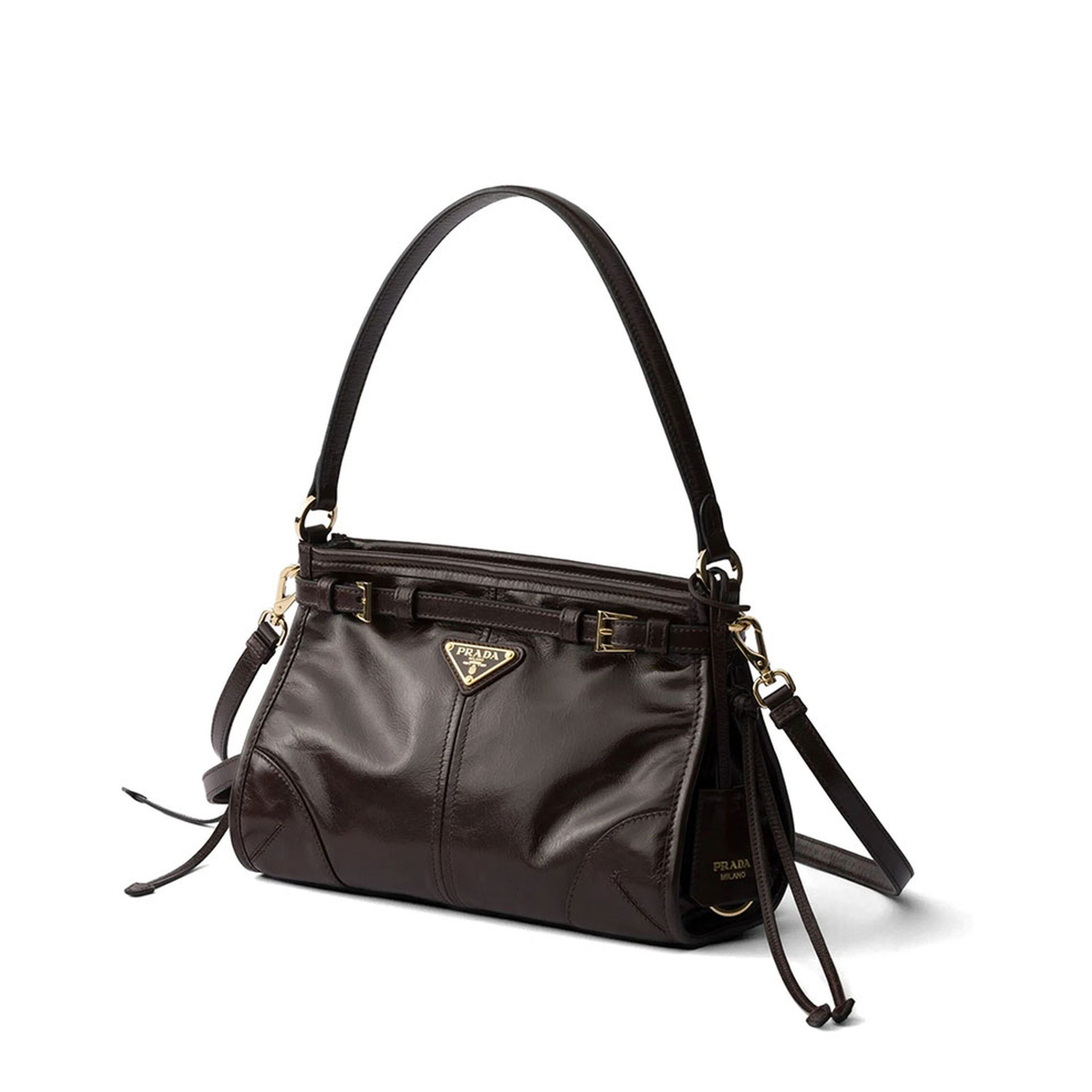 MAYFEYR - Prada - Bonnie Small Leather Bag - 1BC297VOOM2CYR