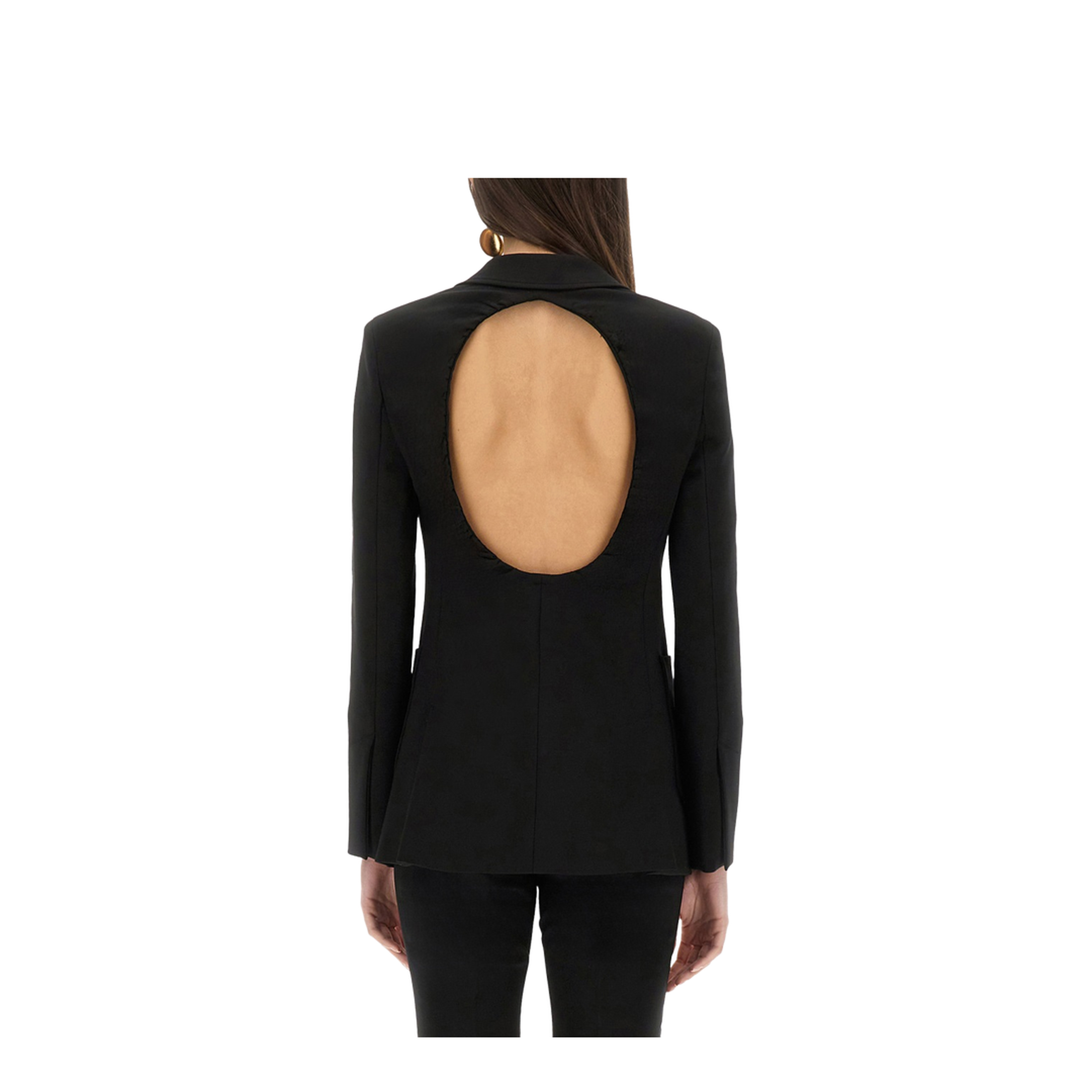 Single-Breasted Blazer - Beige