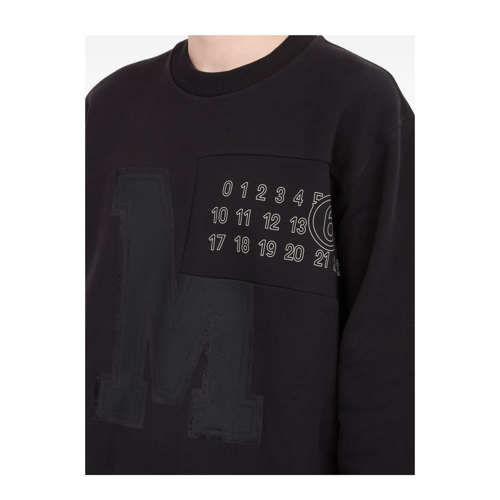 Logo Cotton Crewneck Sweatshirt