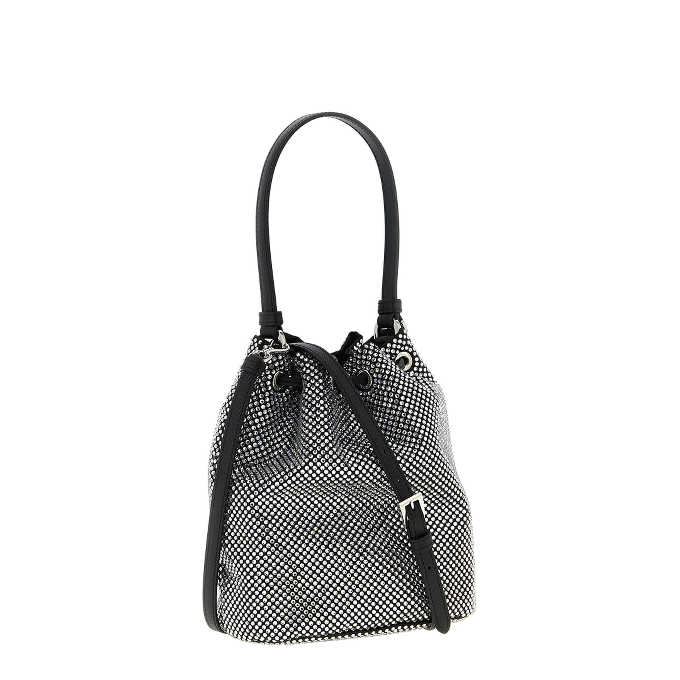 Crystal Bucket Bag