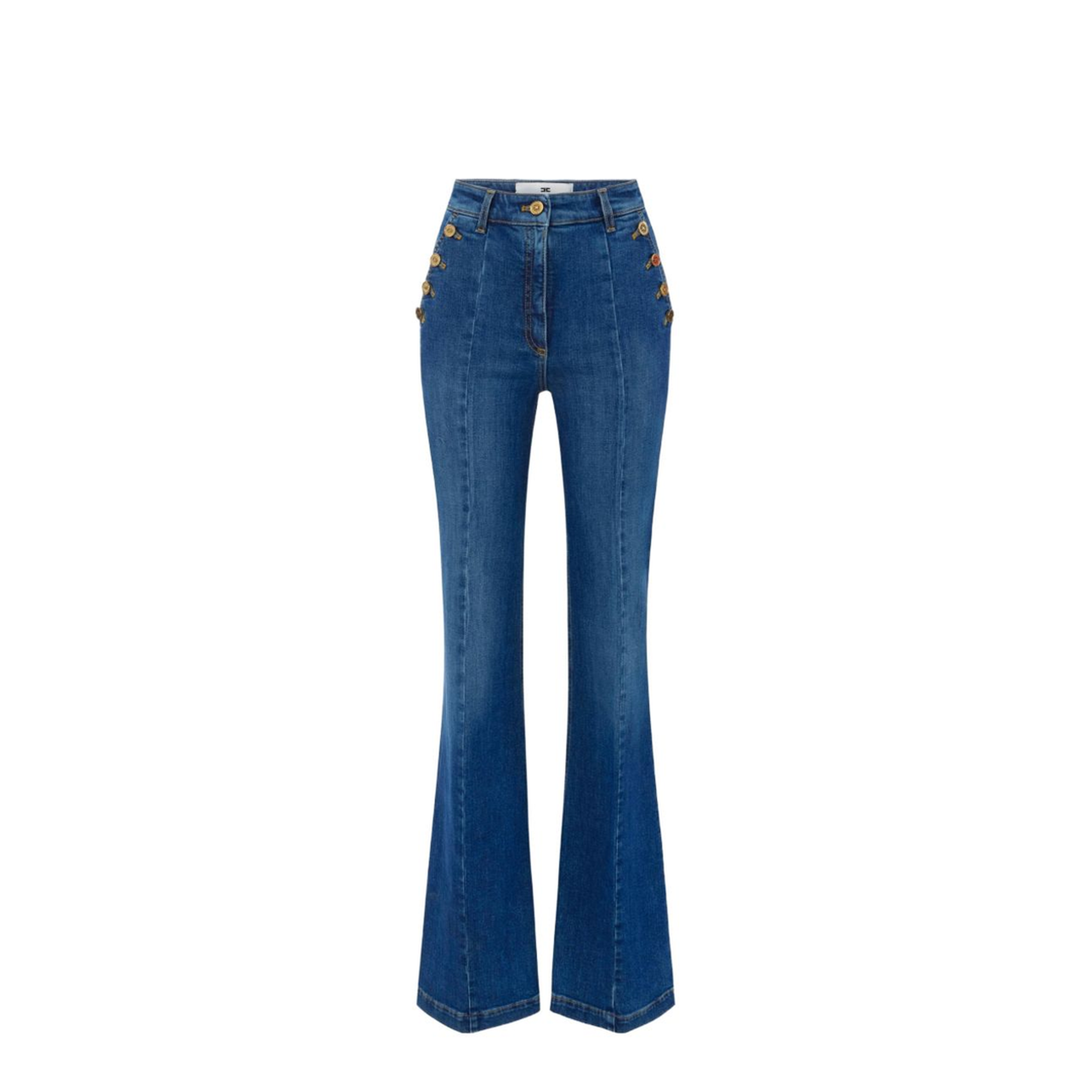 MAYFEYR - Elisabetta Franchi - Jeans Navy - PJ12D66E2139