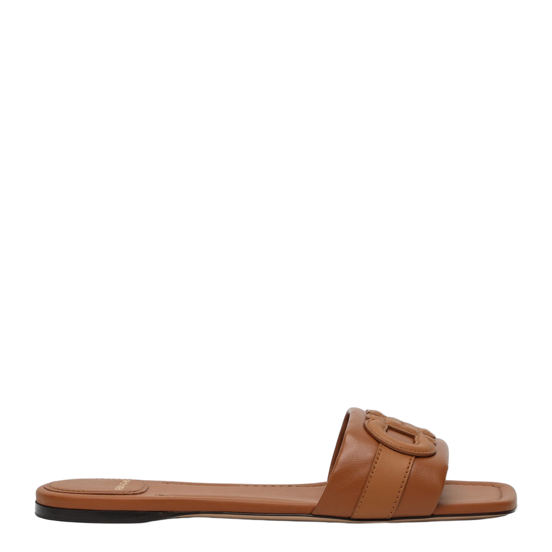 Slide in Cognac Leather