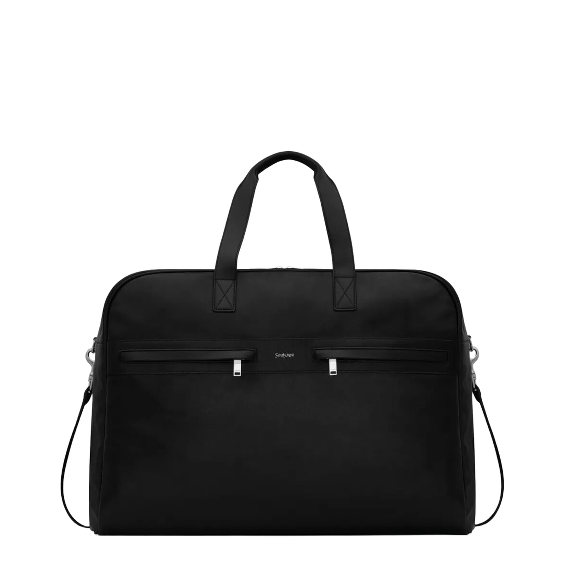 Camp Maxi Leather Duffel Bags - Black