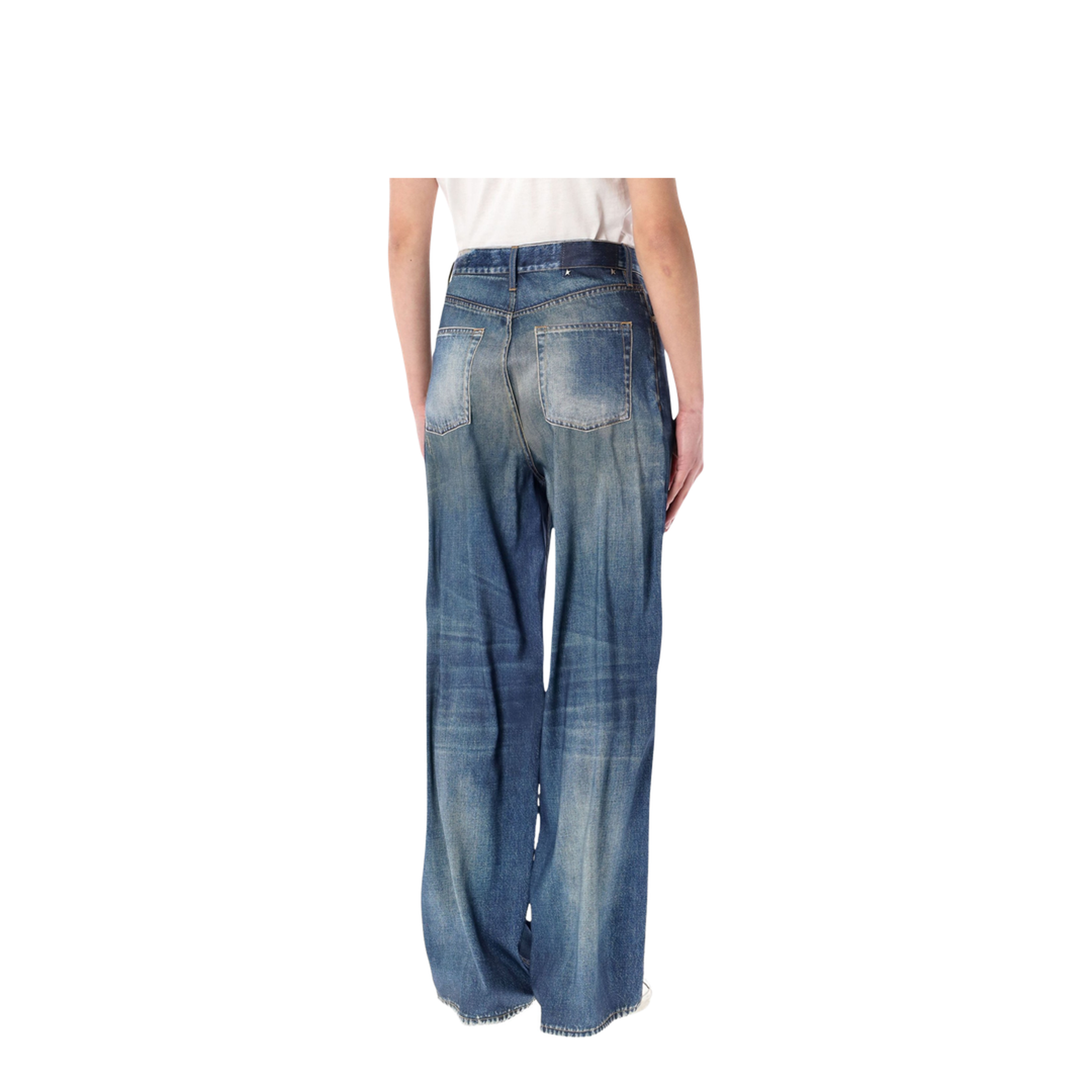 Printed Pants Jeans Effect