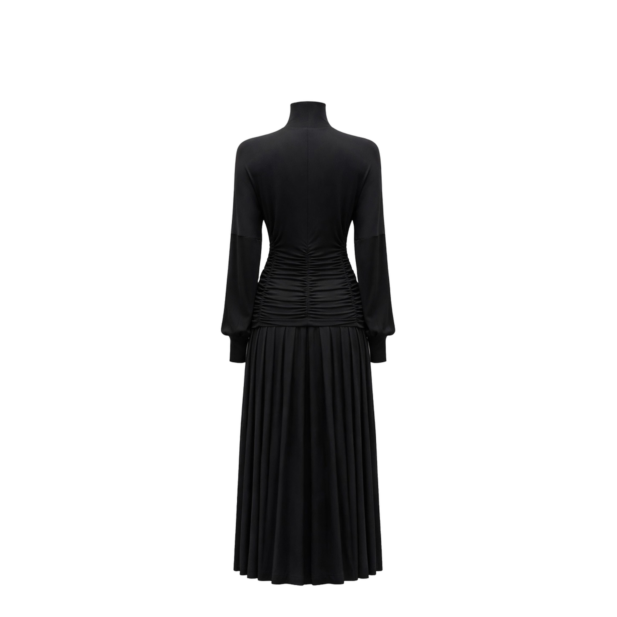 Long Dress with High Neck