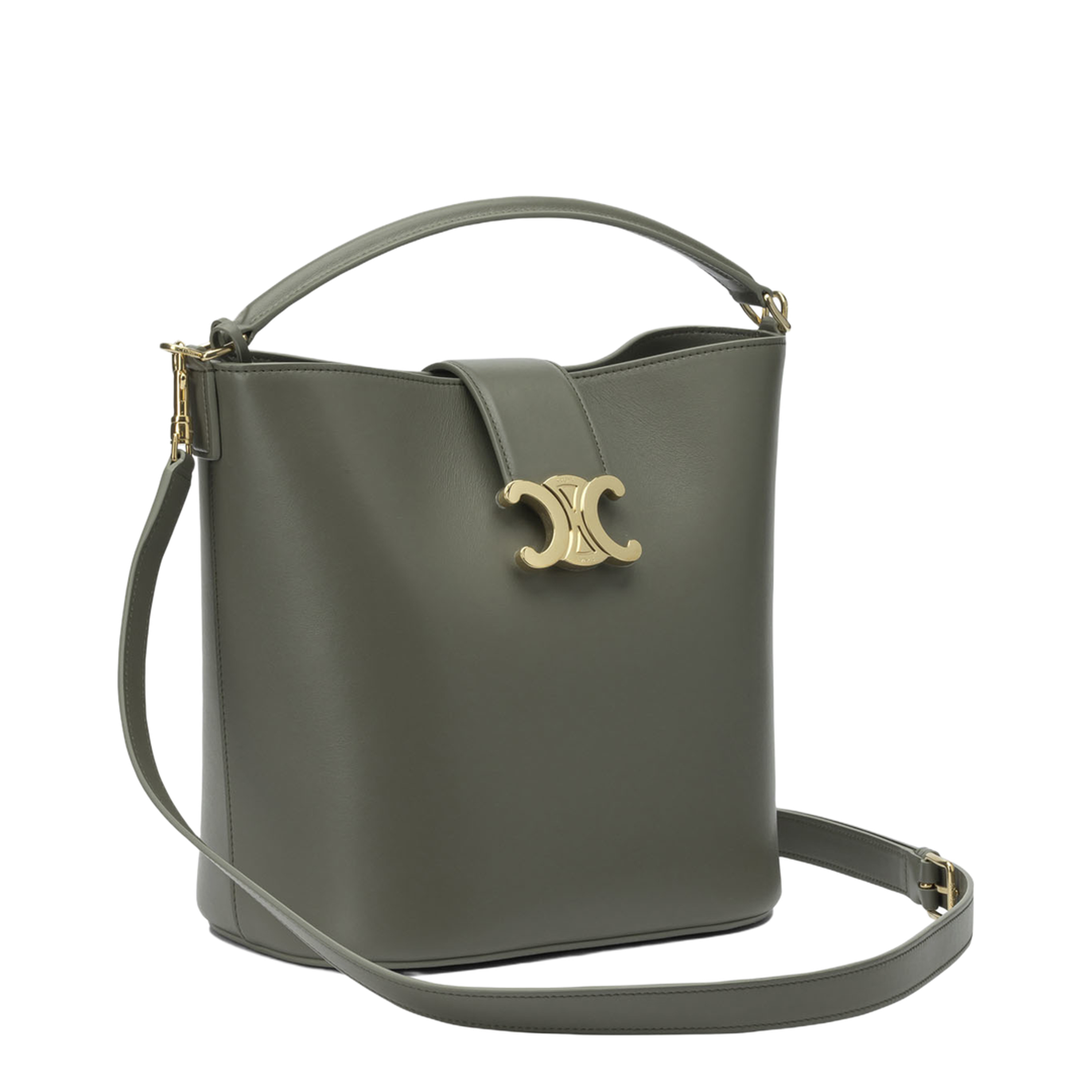 Medium Bucket Louse in Smooth Calfskin