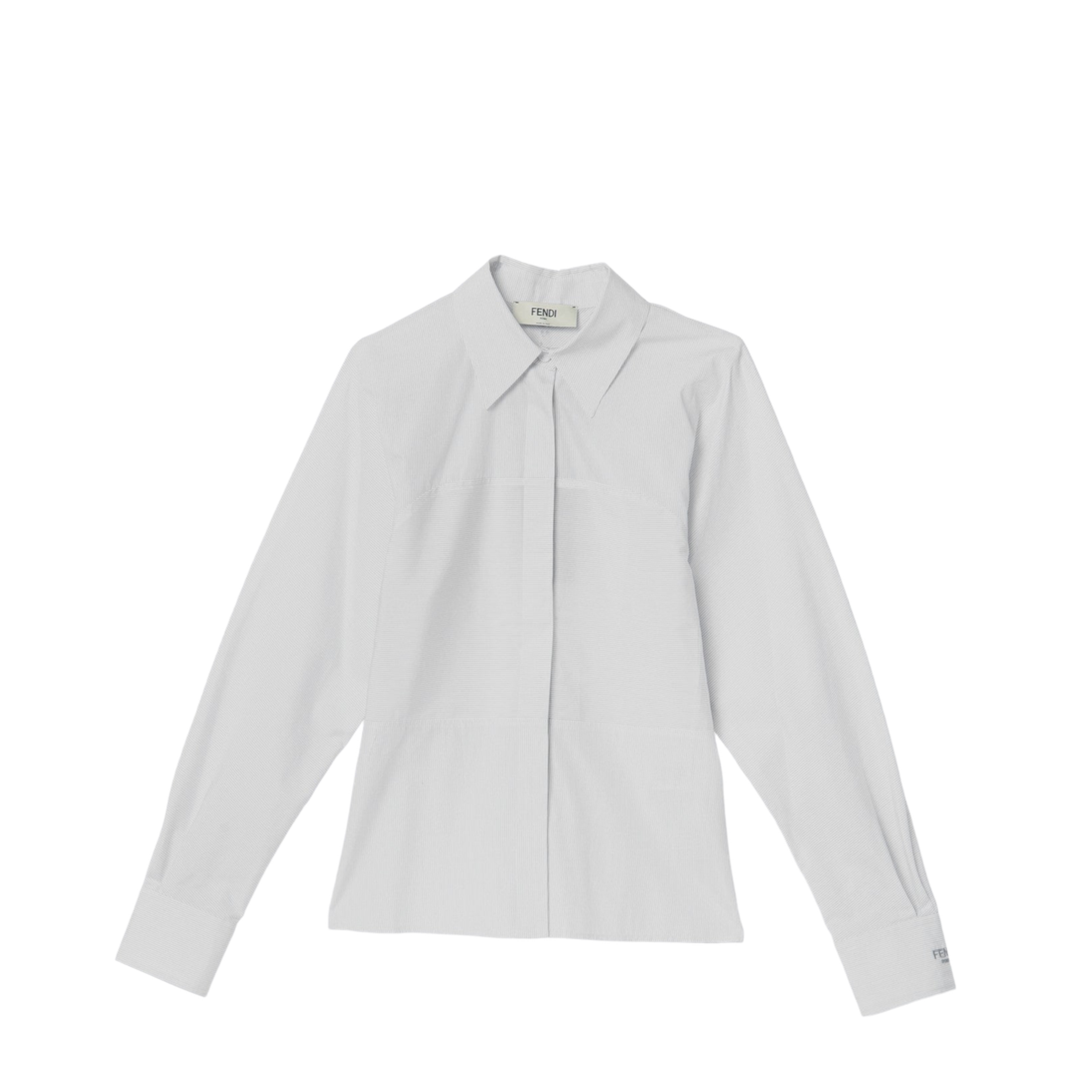 White Striped Cotton Shirt