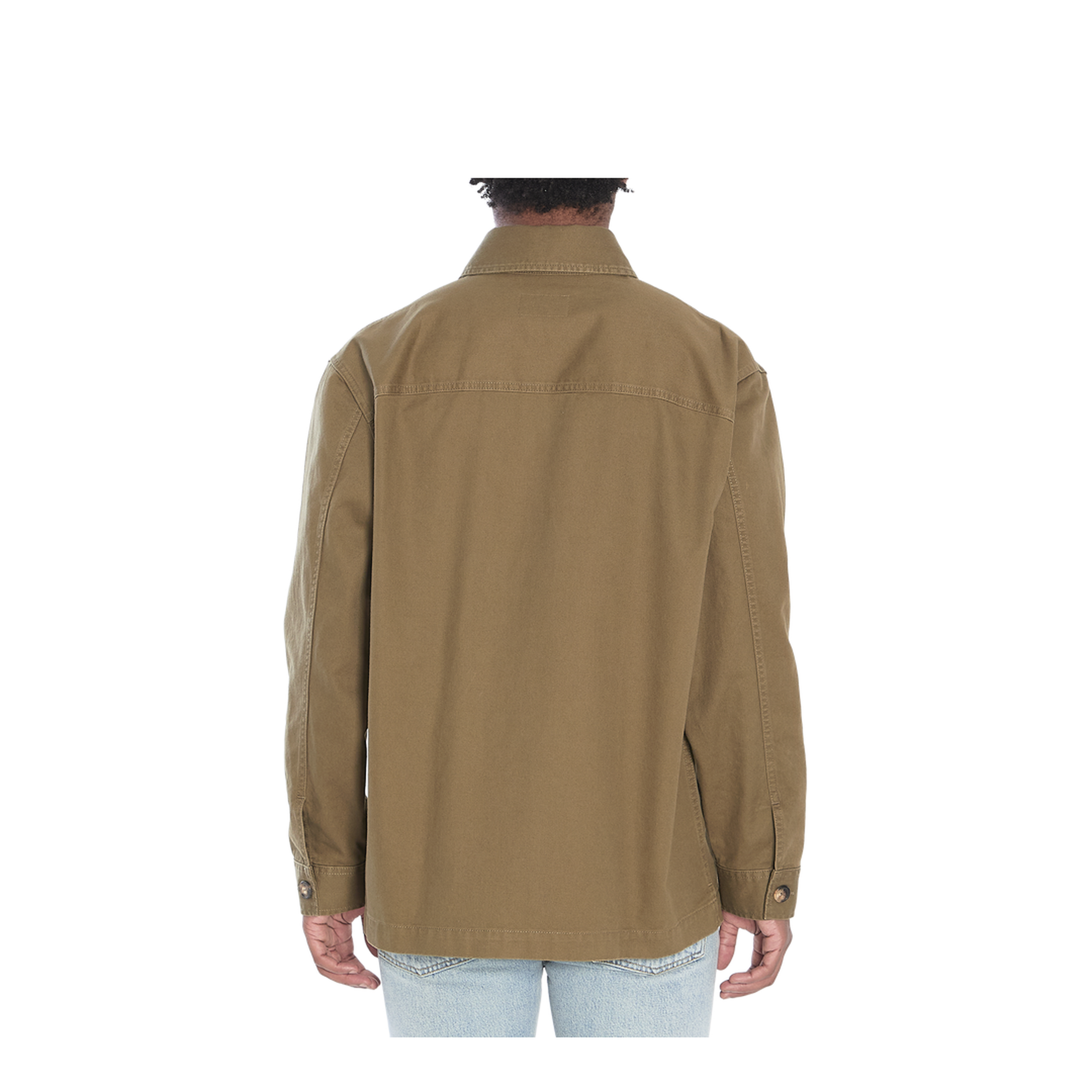 CASSANDRE Overshirt in Cotton Linen Gabardine