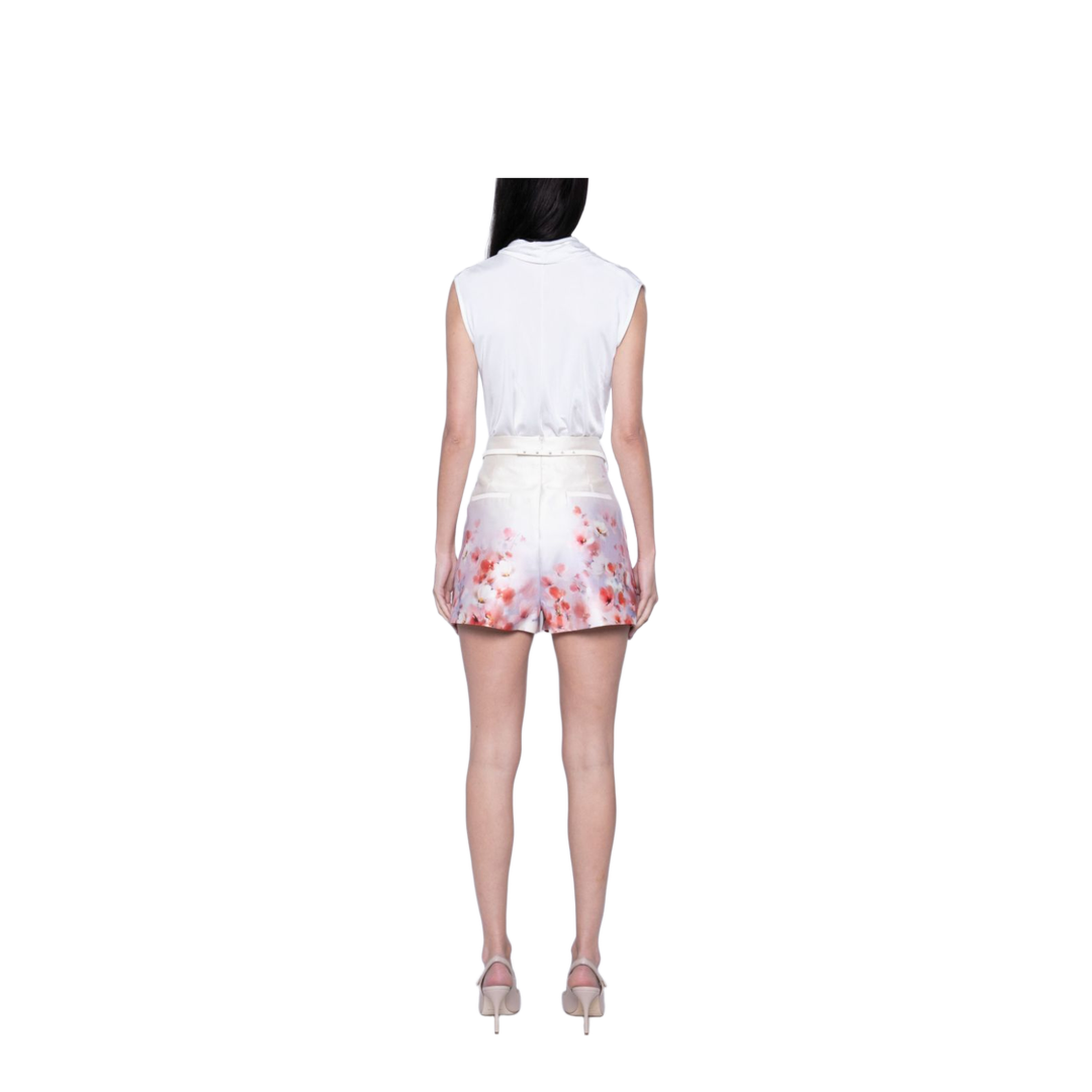 Crush Silk Blend Shorts
