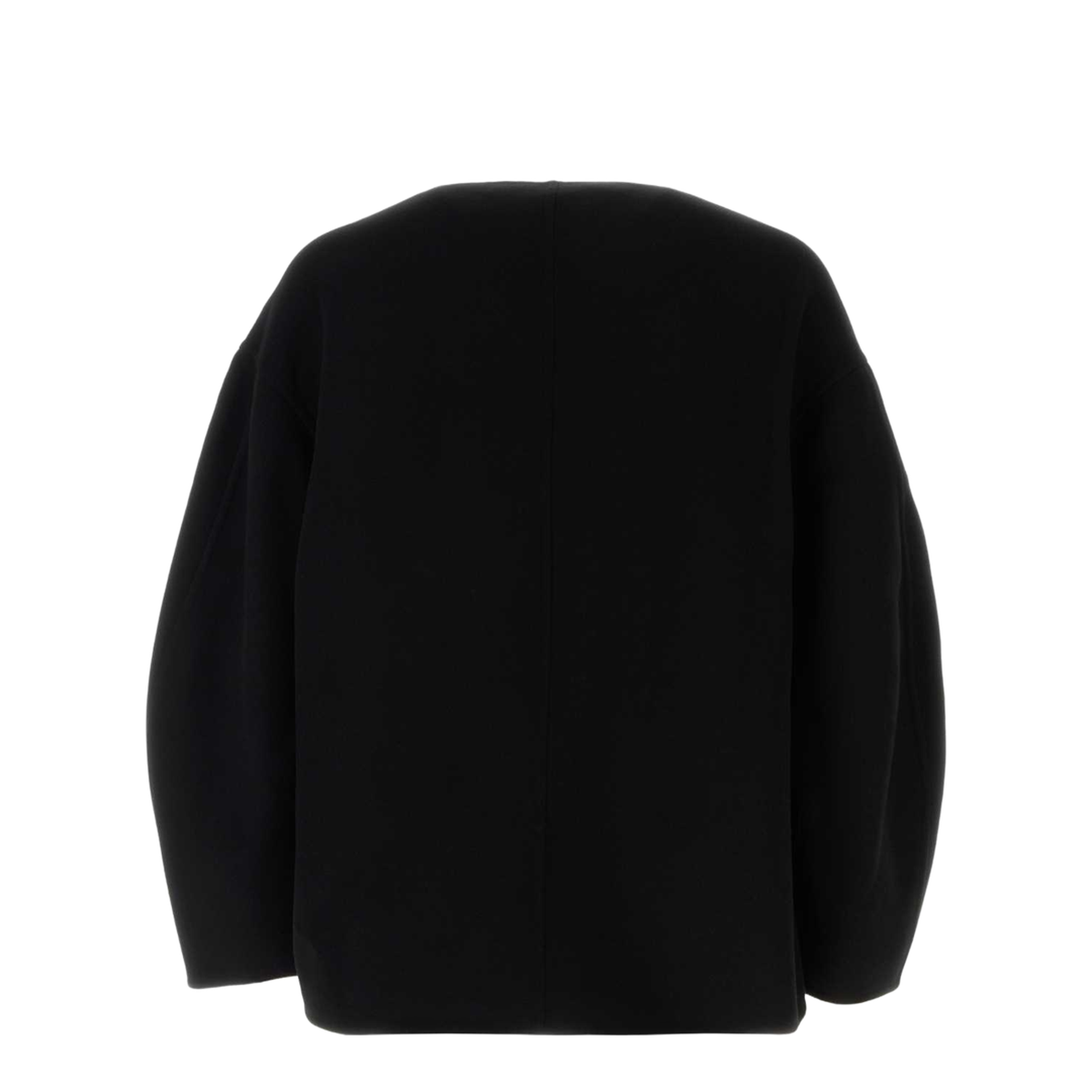 Black Wool Oversize Sweater