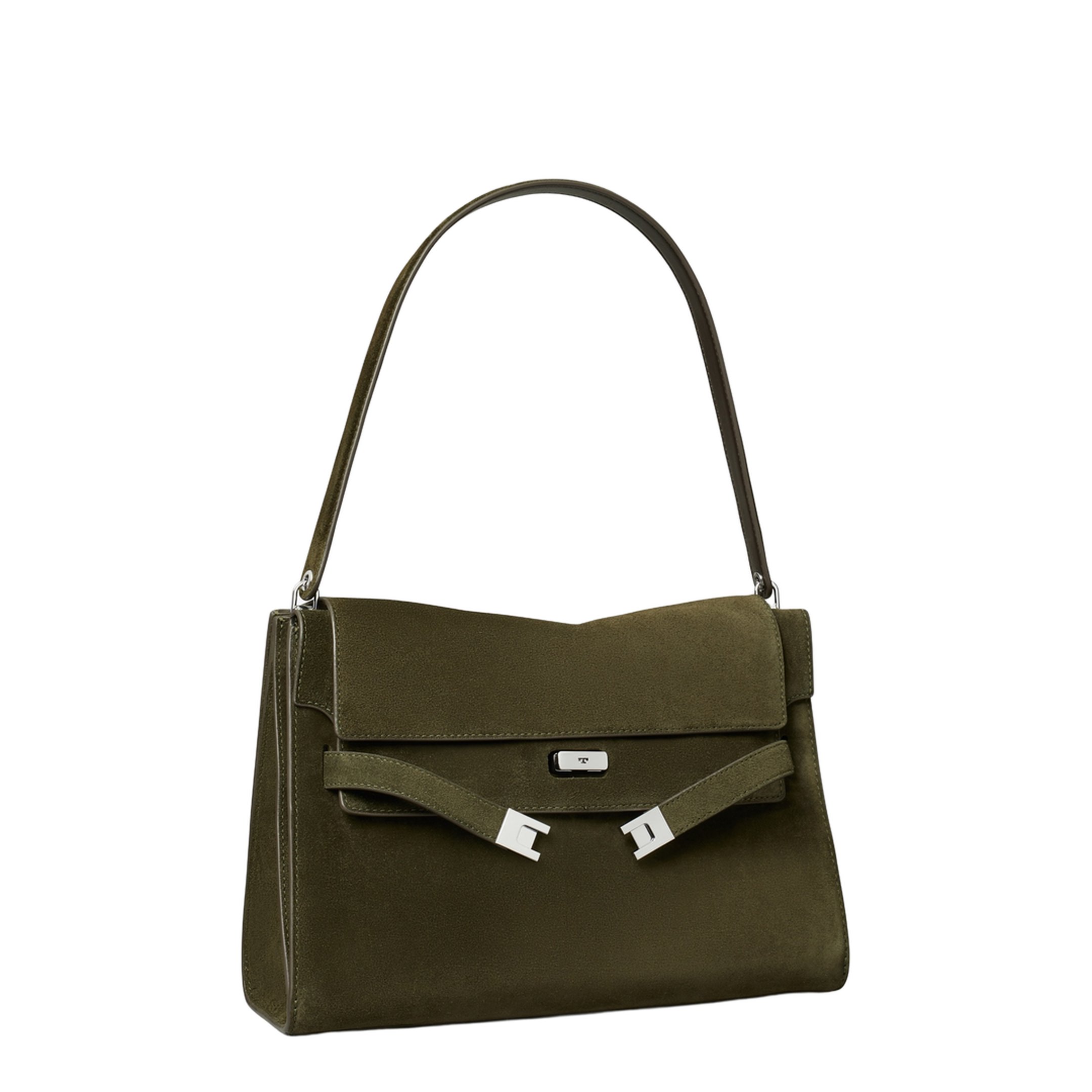 Shoulder Bag Leather Black