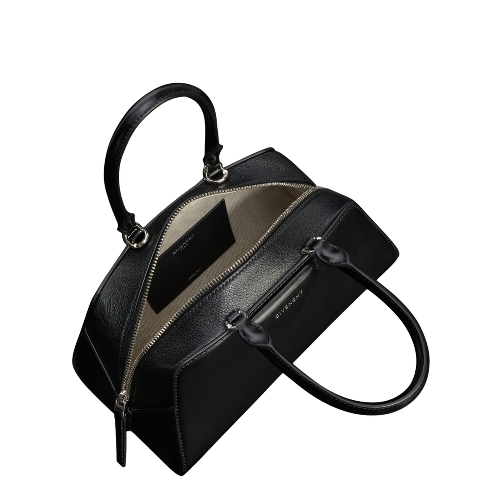 Small Antigona East-West Bag in Box Leather