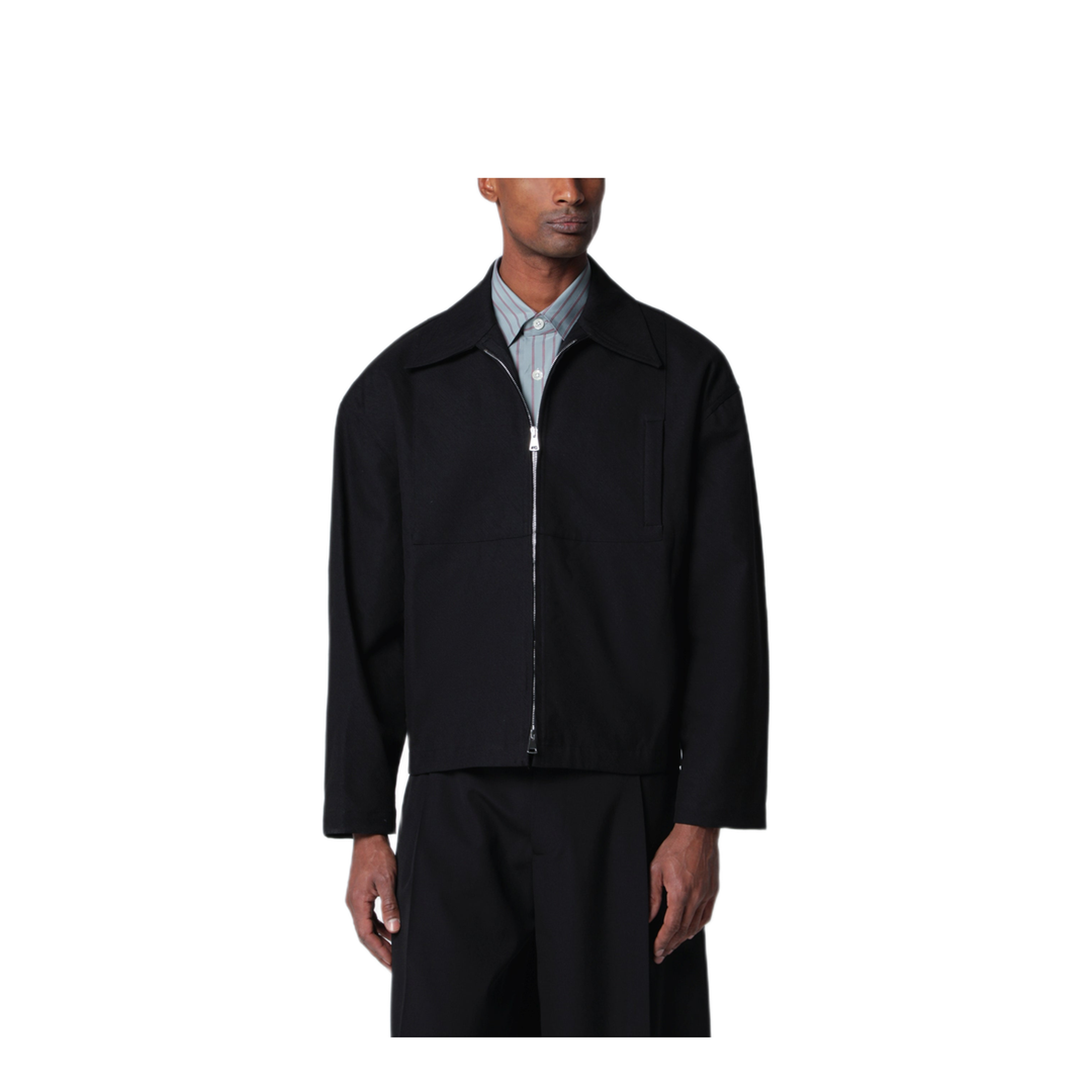 MAYFEYR - Namacheko - Black Cotton Zip Up Jacket - NS26-132N25149999
