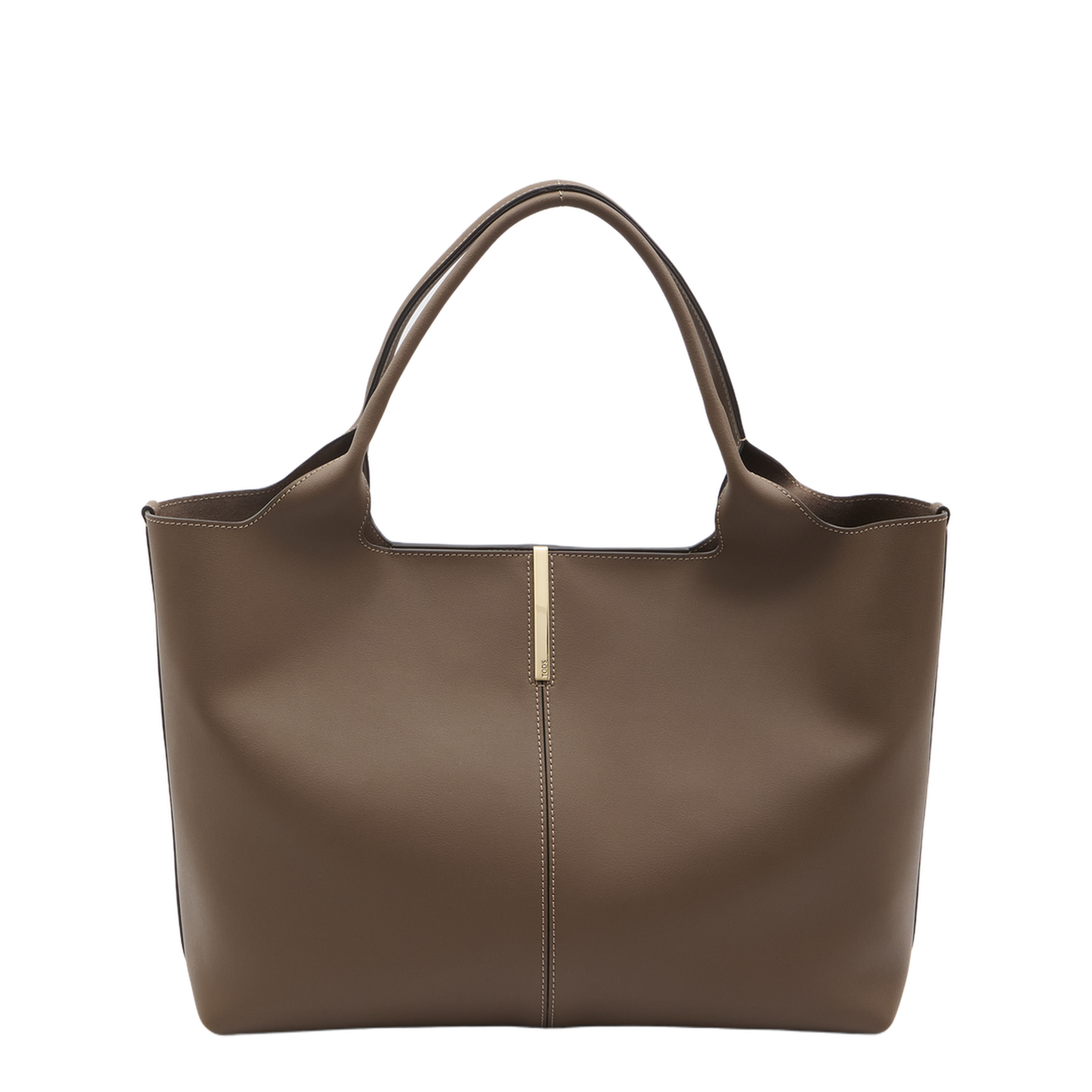 Shopping Bag in Leather Medium-Small