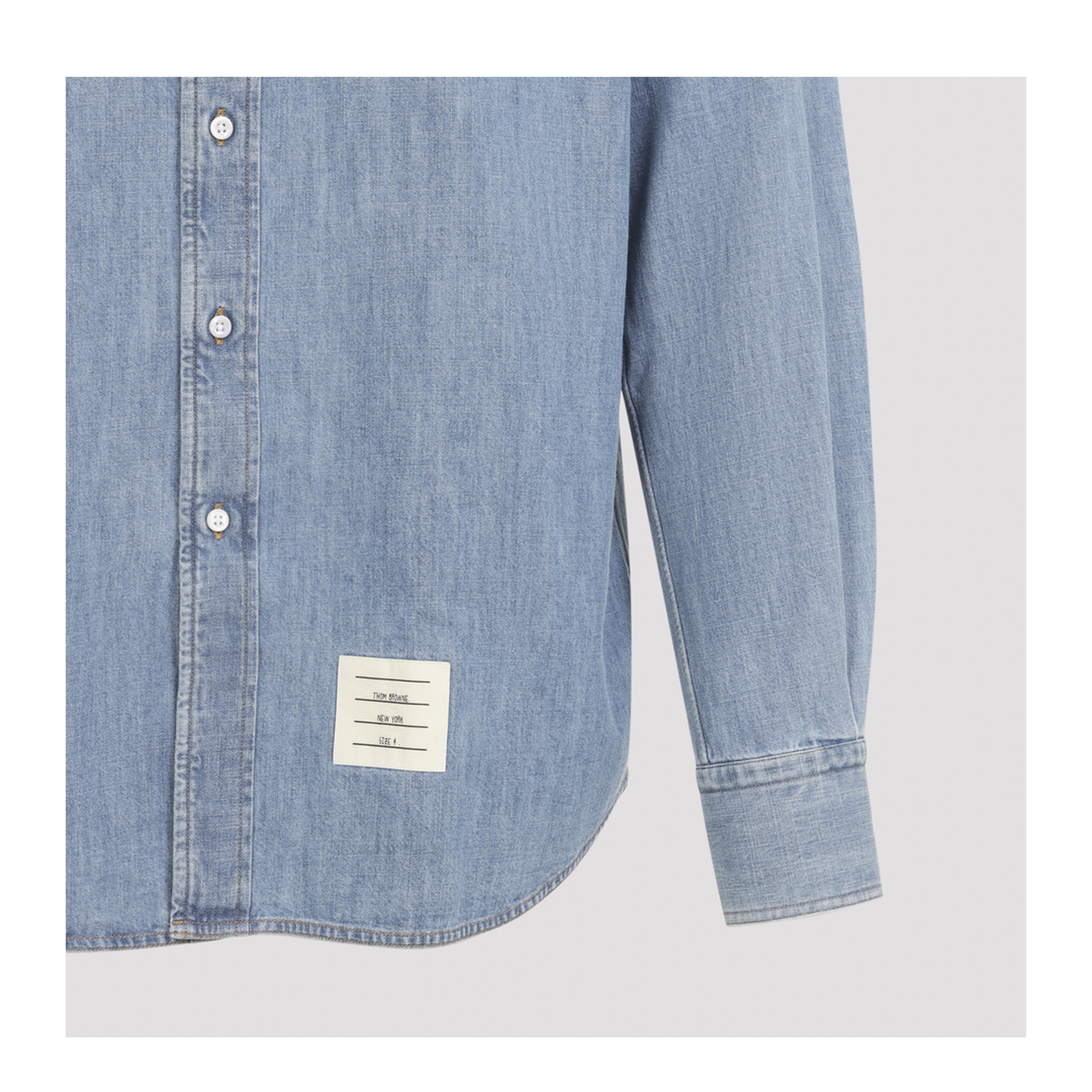 MAYFEYR - Thom Browne - Straight Fit L/S Shirt - MWL412OF1210480