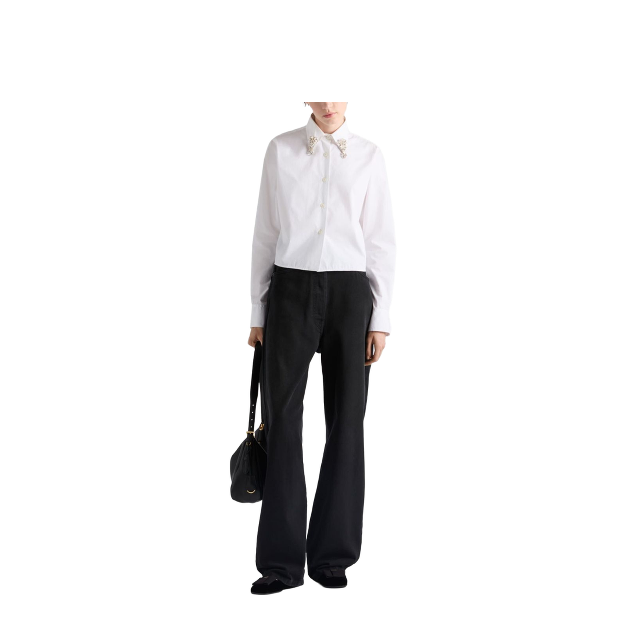 MAYFEYR - Prada - Boxy Shirt In Embroidered Poplin - P472HRSOOO155W