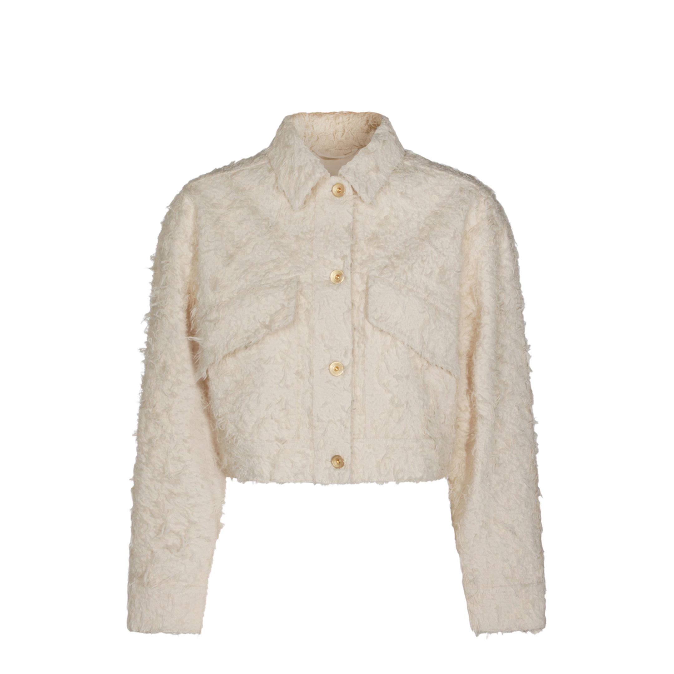 Fuzzy-Texture Jacket