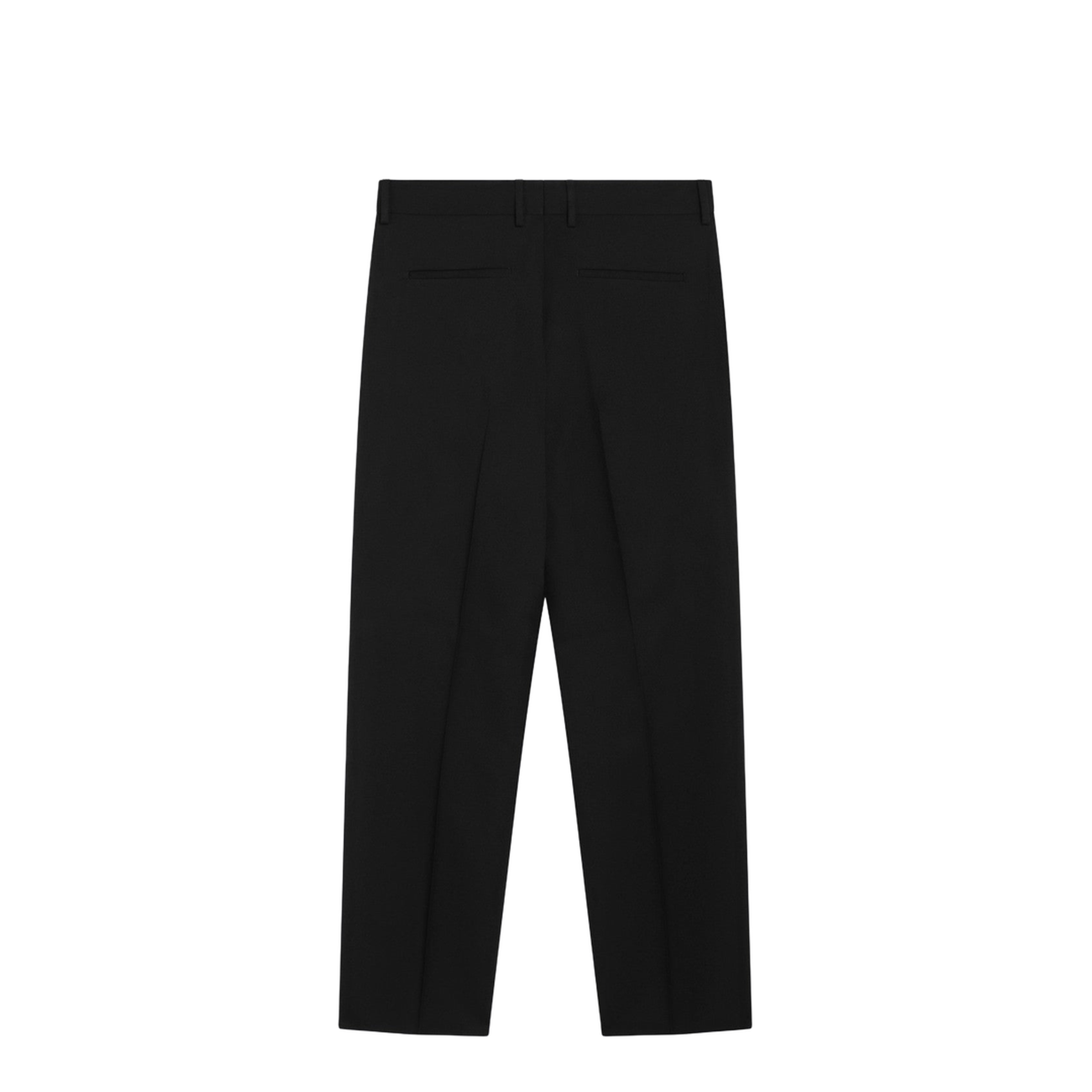 Black Wool Trousers