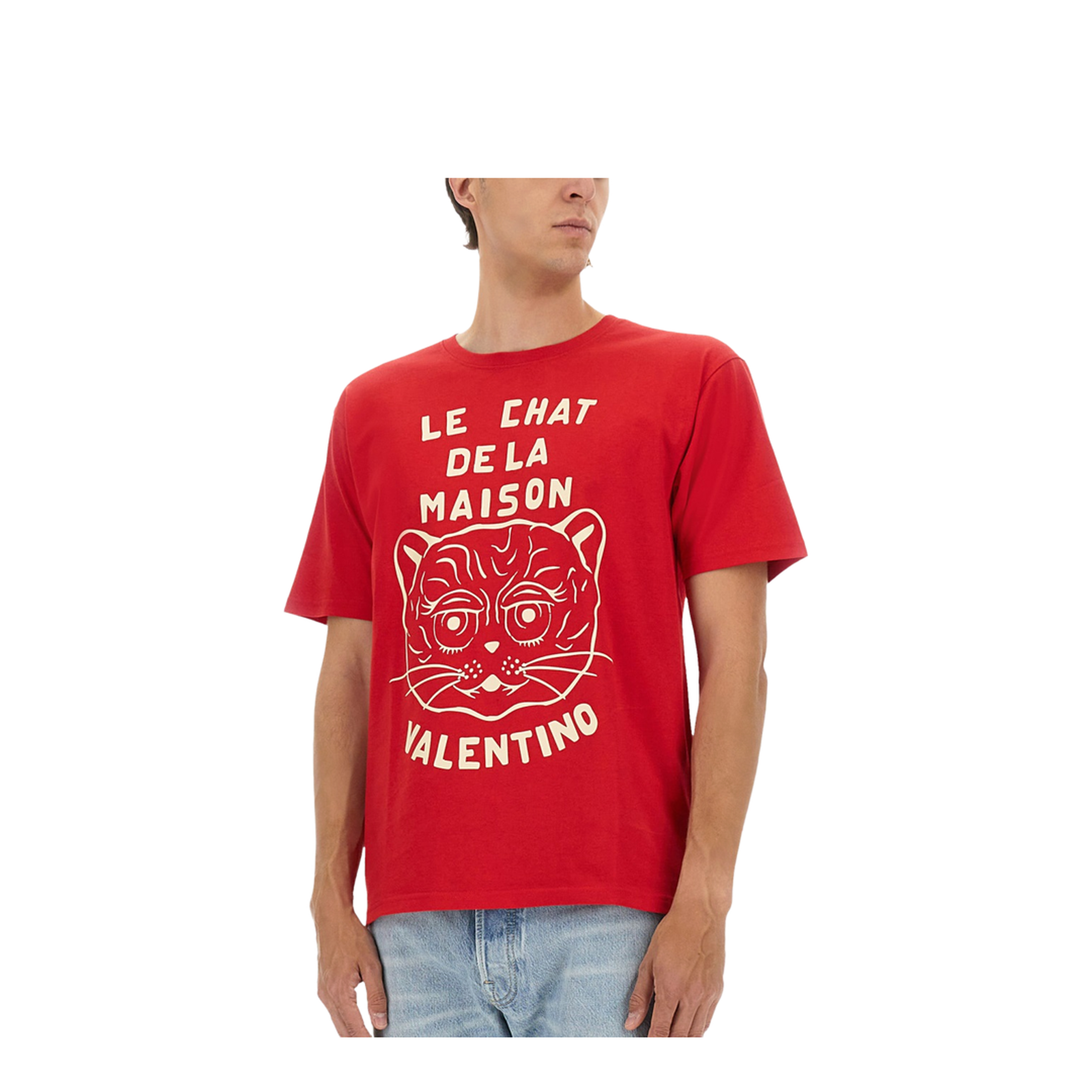 Chat de la Maison T-Shirts Red
