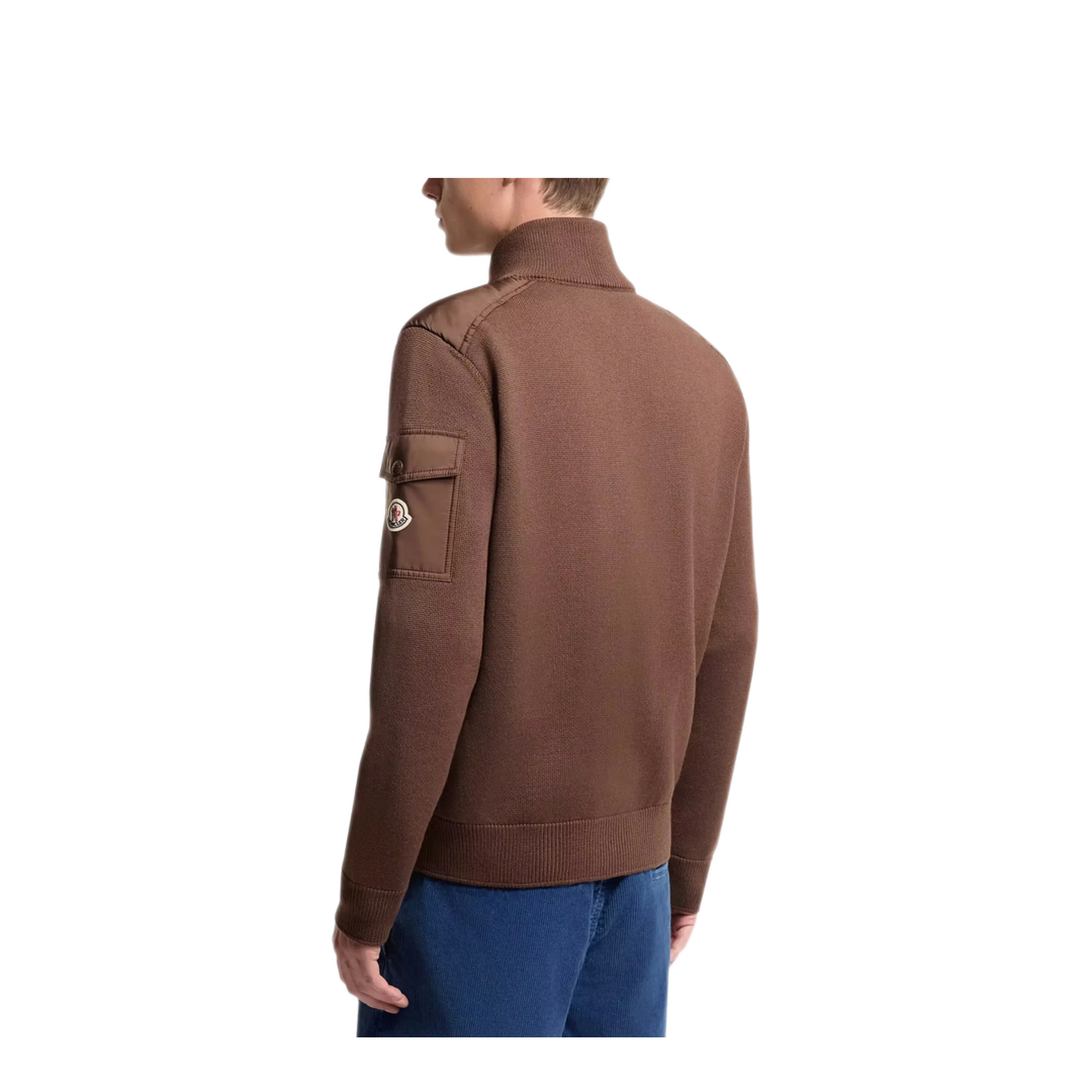 MAYFEYR - Moncler - Padded Wool Zip-Up Cardigan - L20919B00003M1131