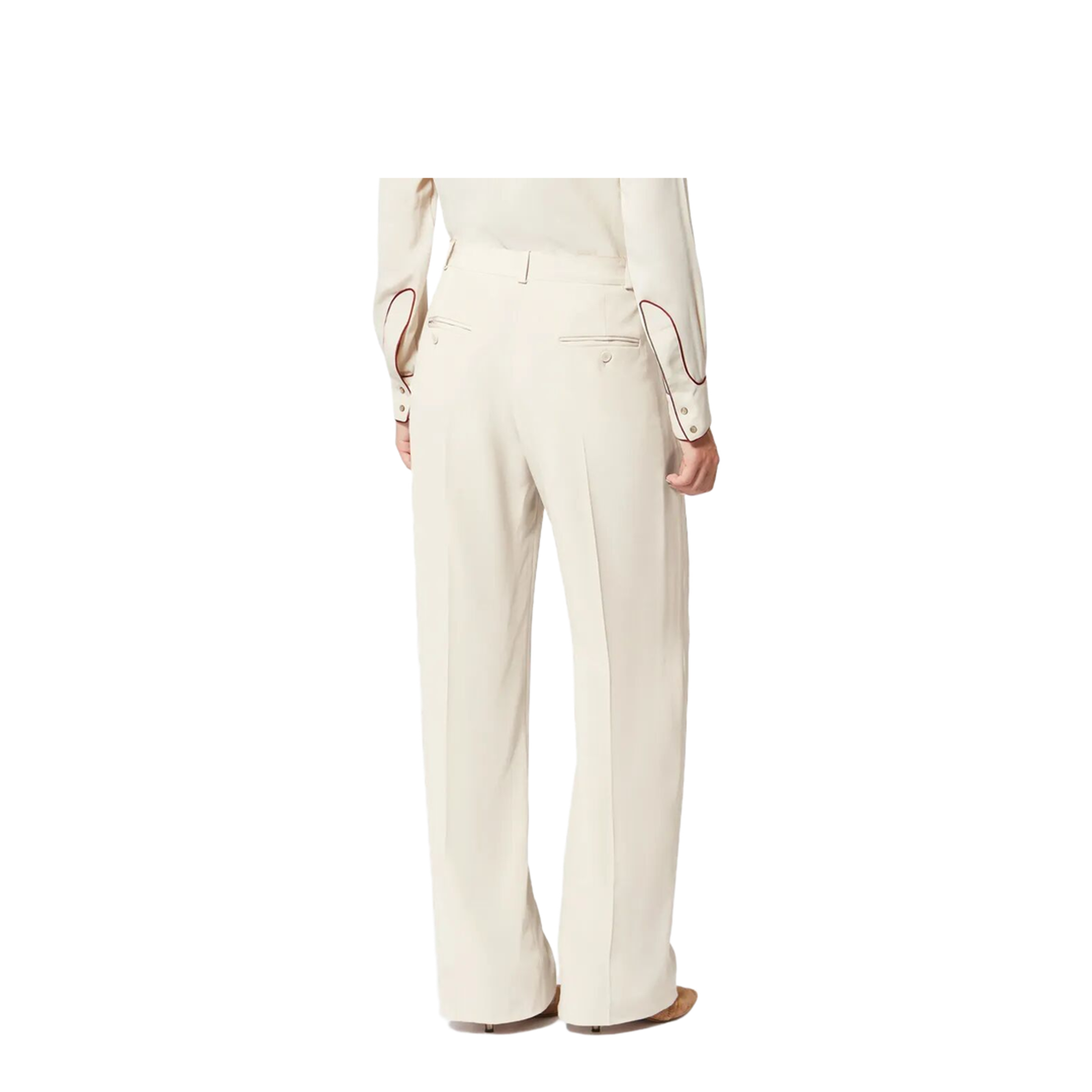 MAYFEYR - Isabel Marant - Neonda Flowing Crepe Pleated Suit Pants - PA0643FBD1F02I
