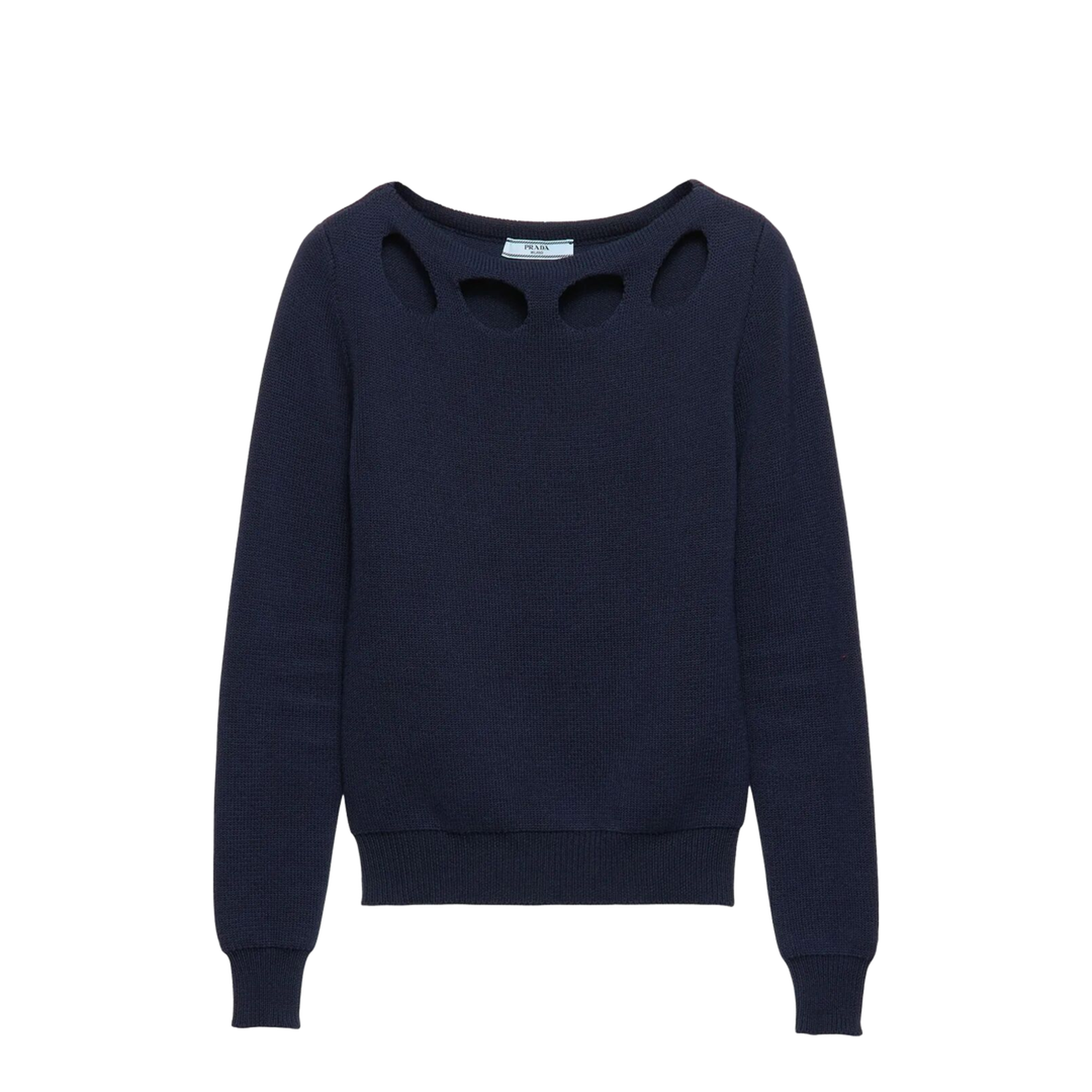 MAYFEYR - Prada - Cotton Boat Neck Sweater - P24P2RSOOO17BH