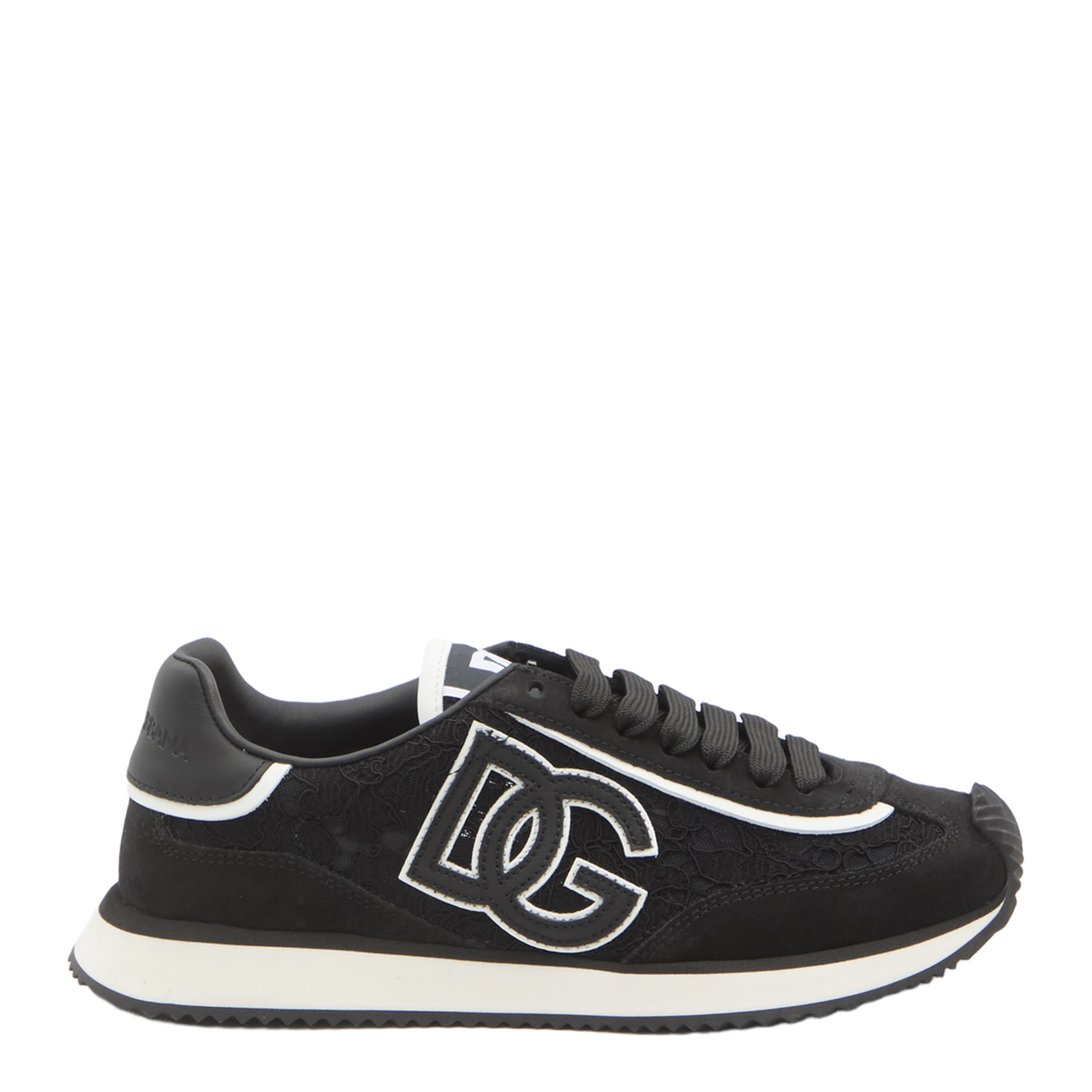 Cushion Sneakers in Calfskin and Fabric